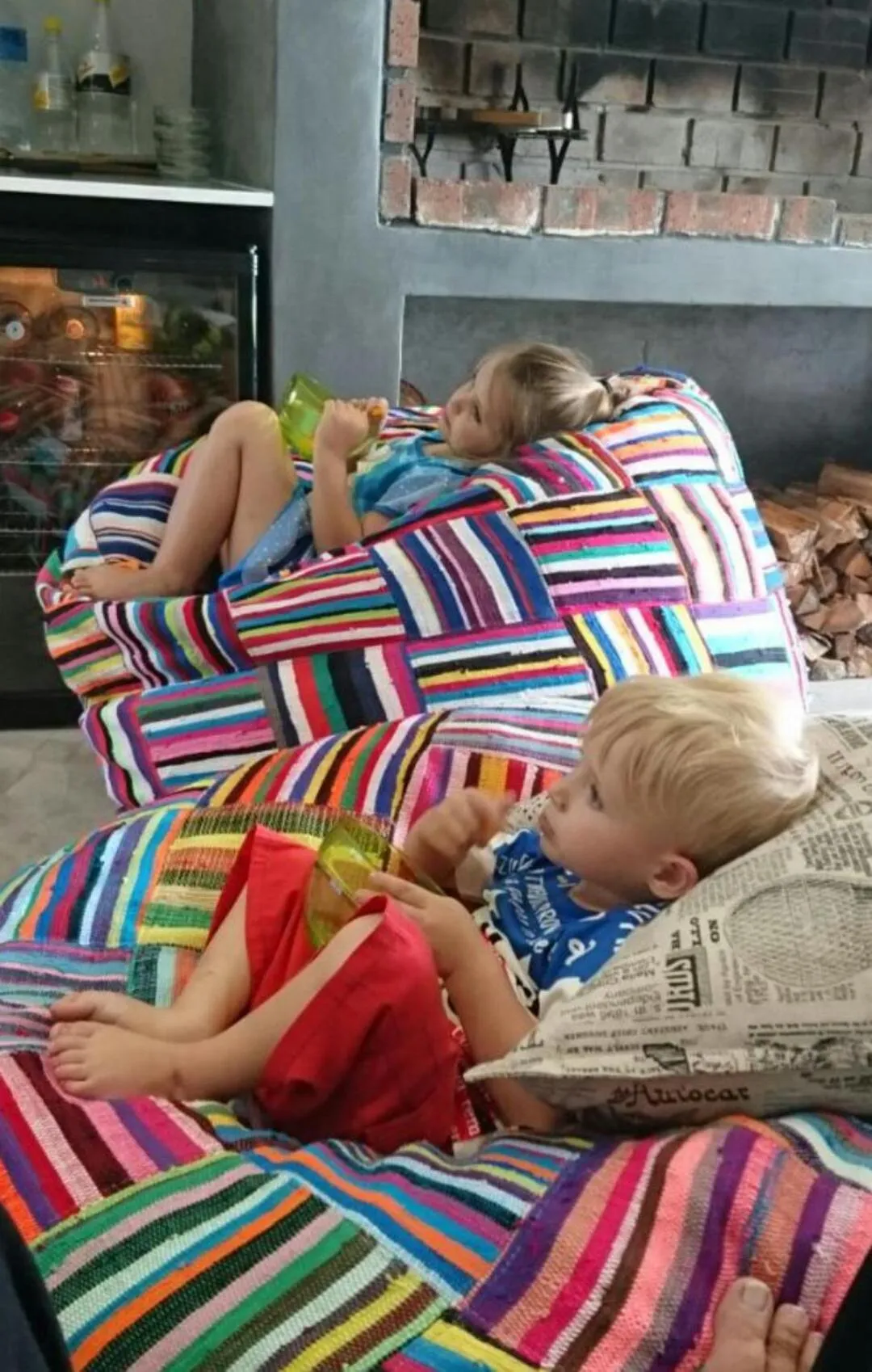 Family in Two Fat Owls Guesthouse