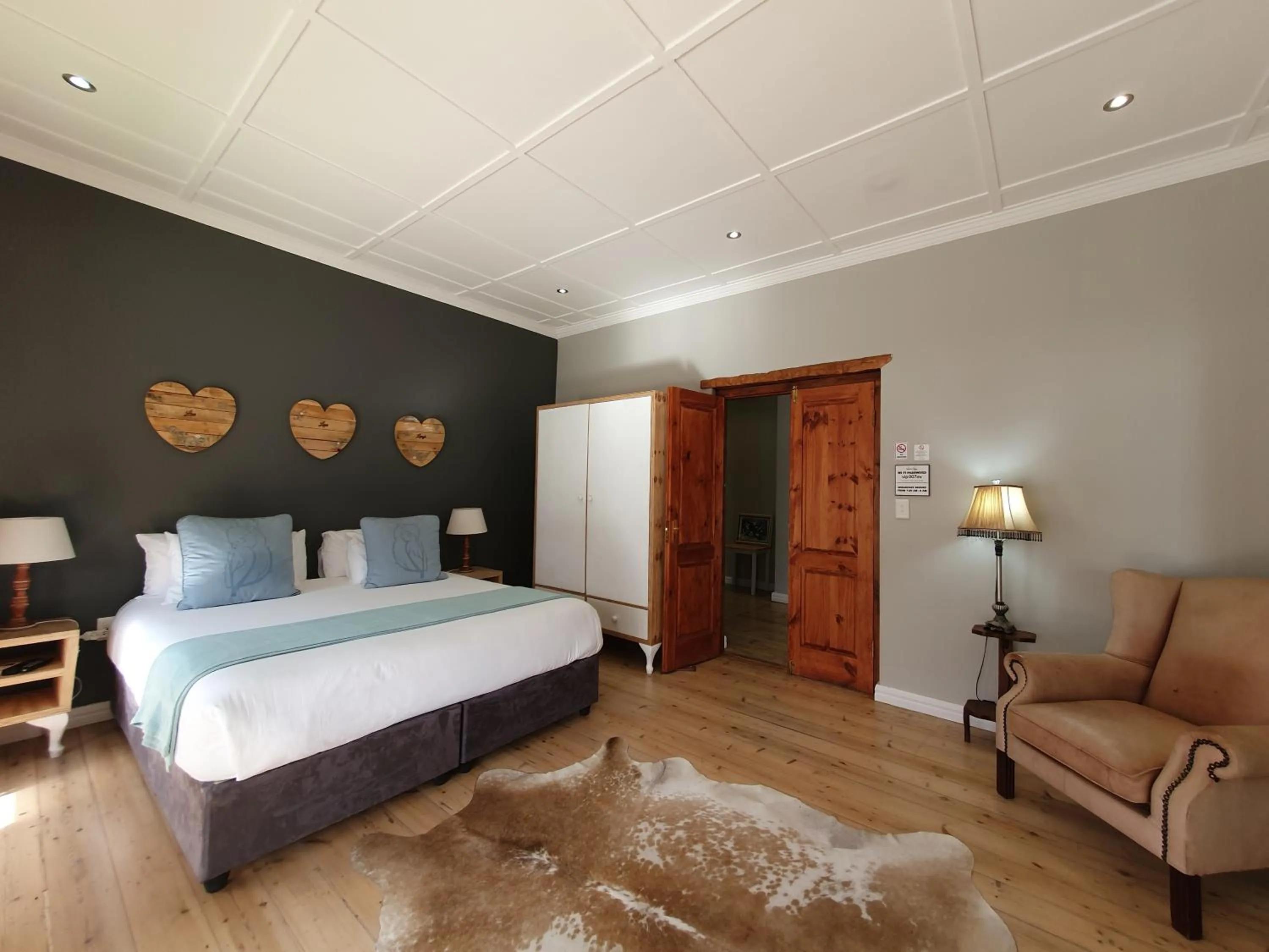 Bed in Two Fat Owls Guesthouse