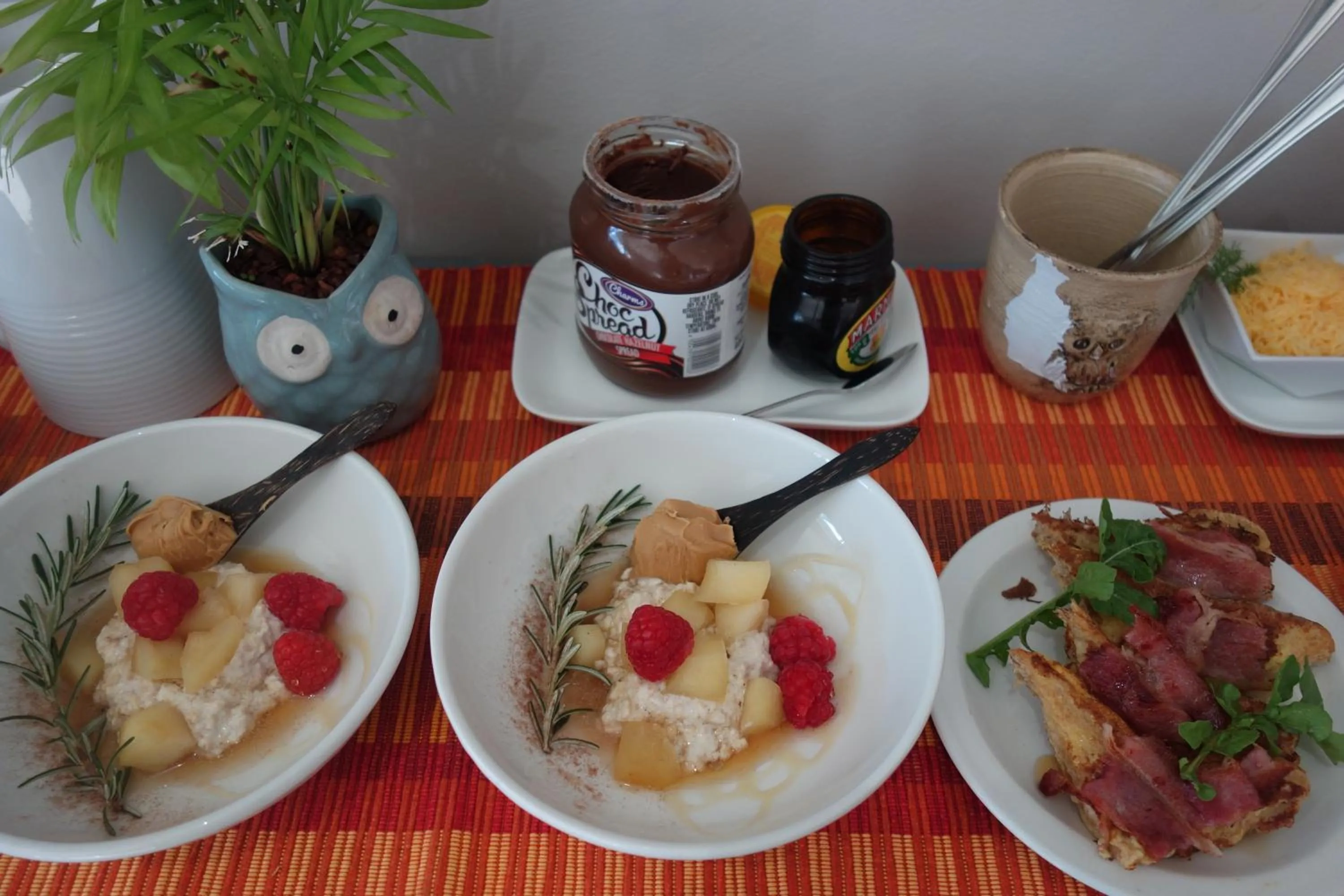 Breakfast in Two Fat Owls Guesthouse