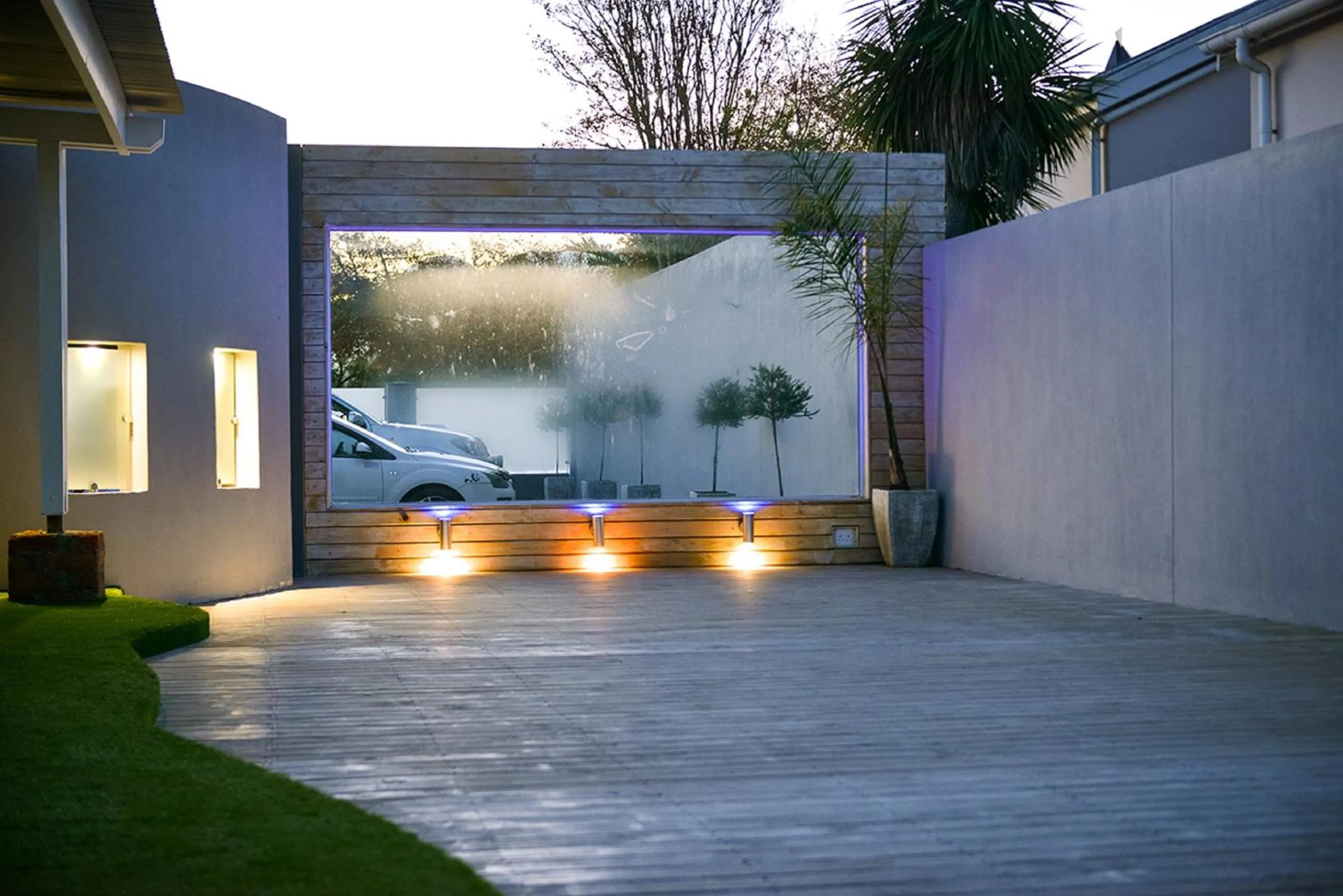 Patio in Two Fat Owls Guesthouse