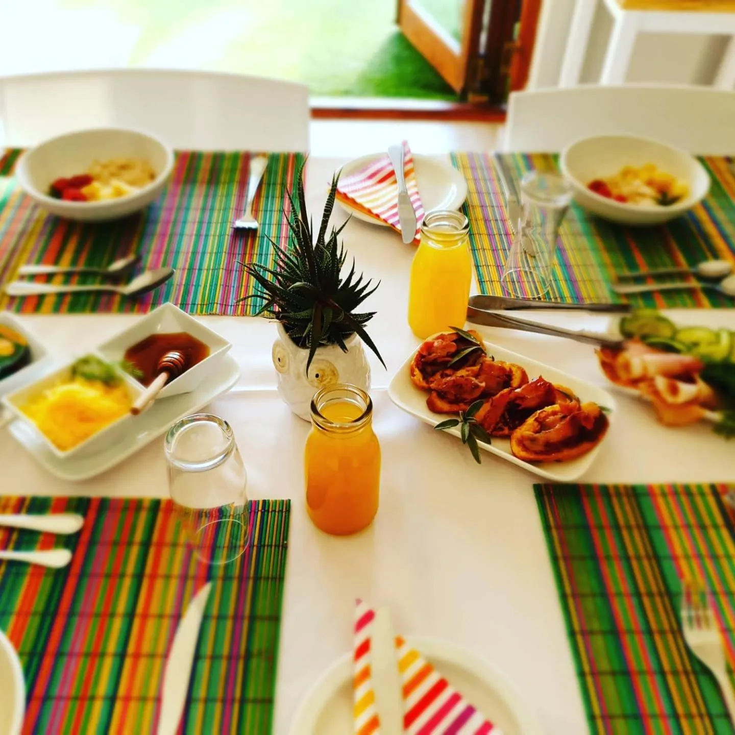 Breakfast in Two Fat Owls Guesthouse