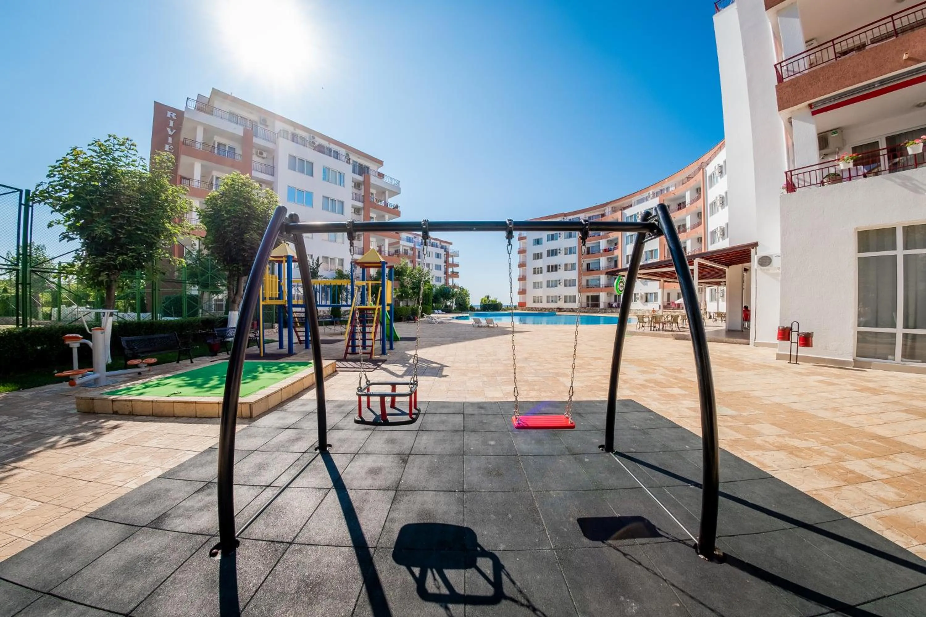 Children play ground in Riviera Fort Beach Apartments