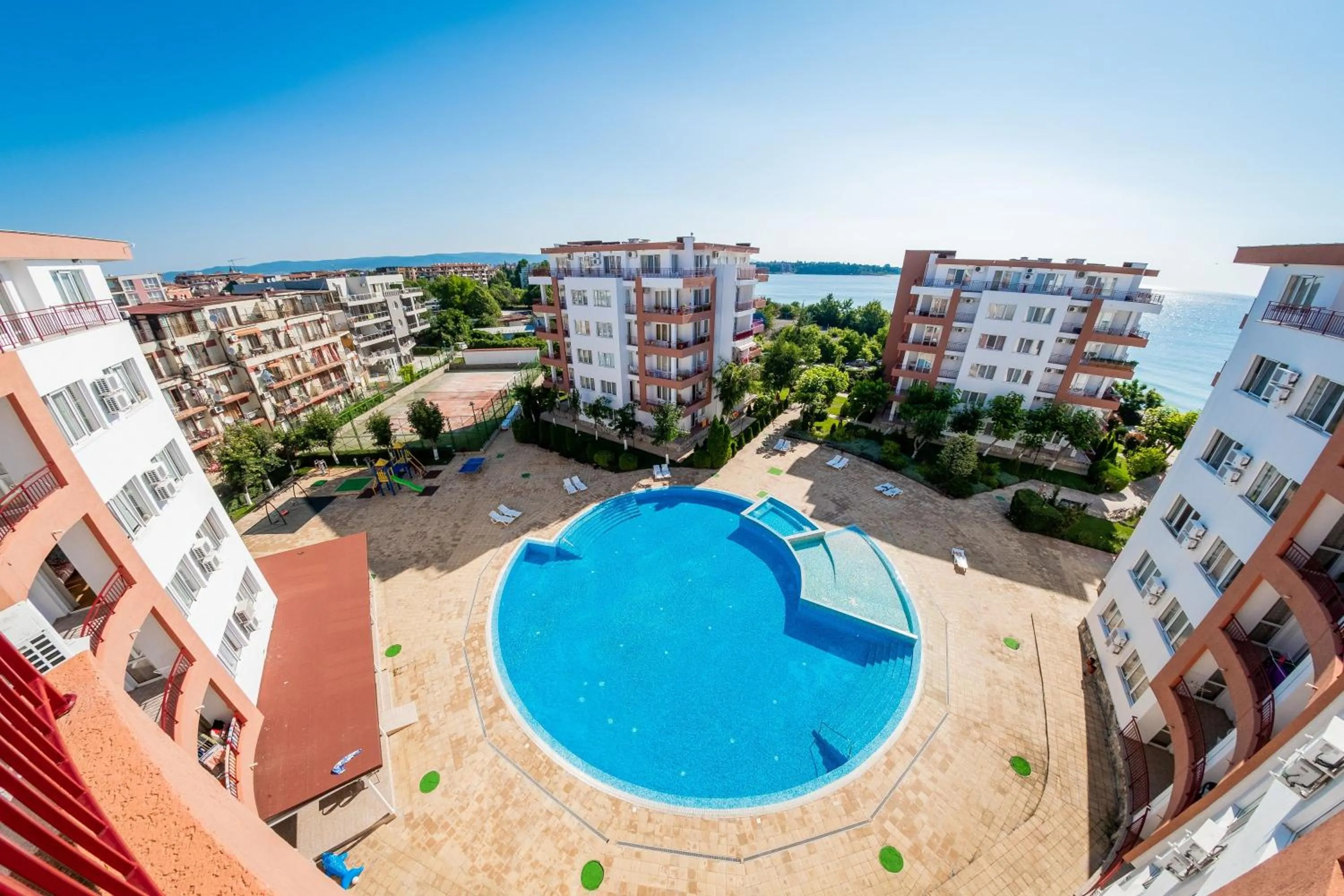 Bird's eye view in Riviera Fort Beach Apartments