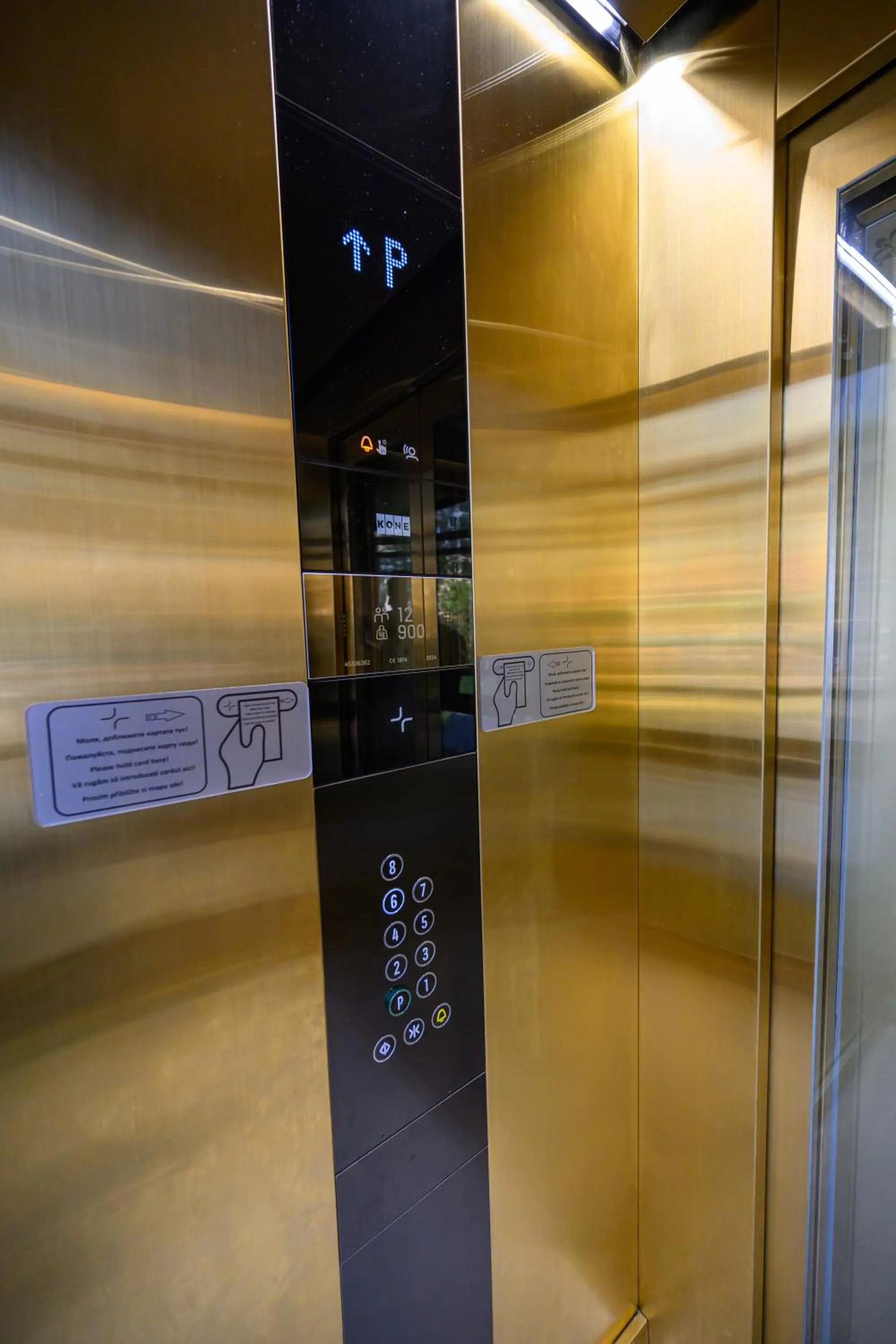 elevator in Imperial Palace Hotel