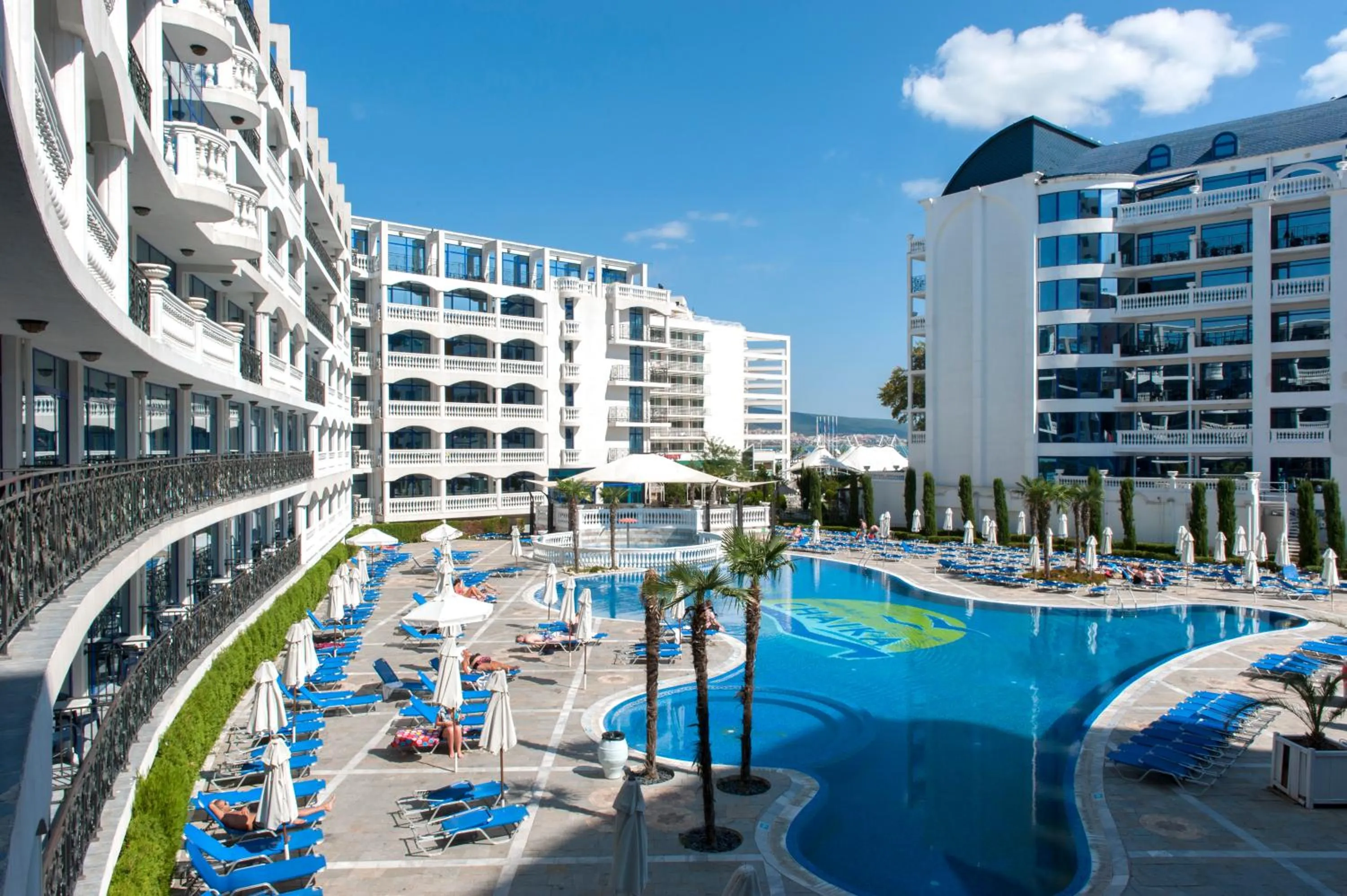 Bird's eye view in Chaika Beach Resort