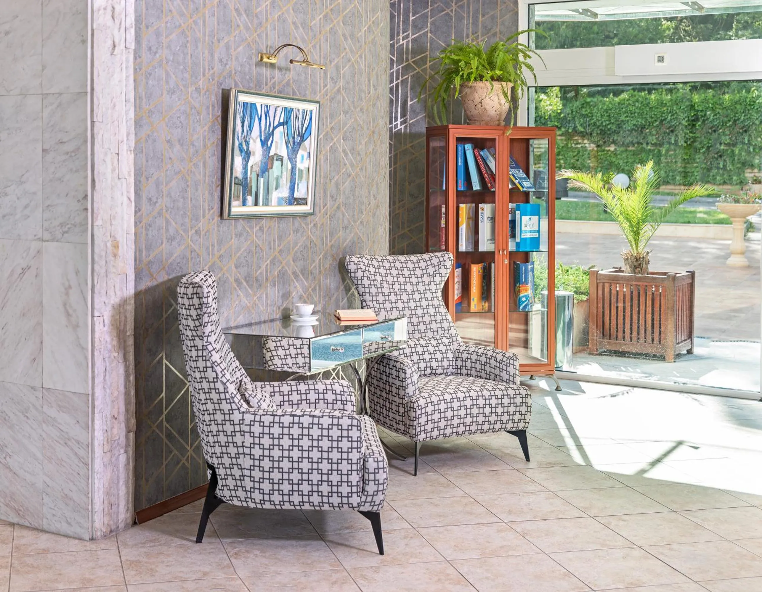 Lobby or reception in Marina Hotel, Sunny Day