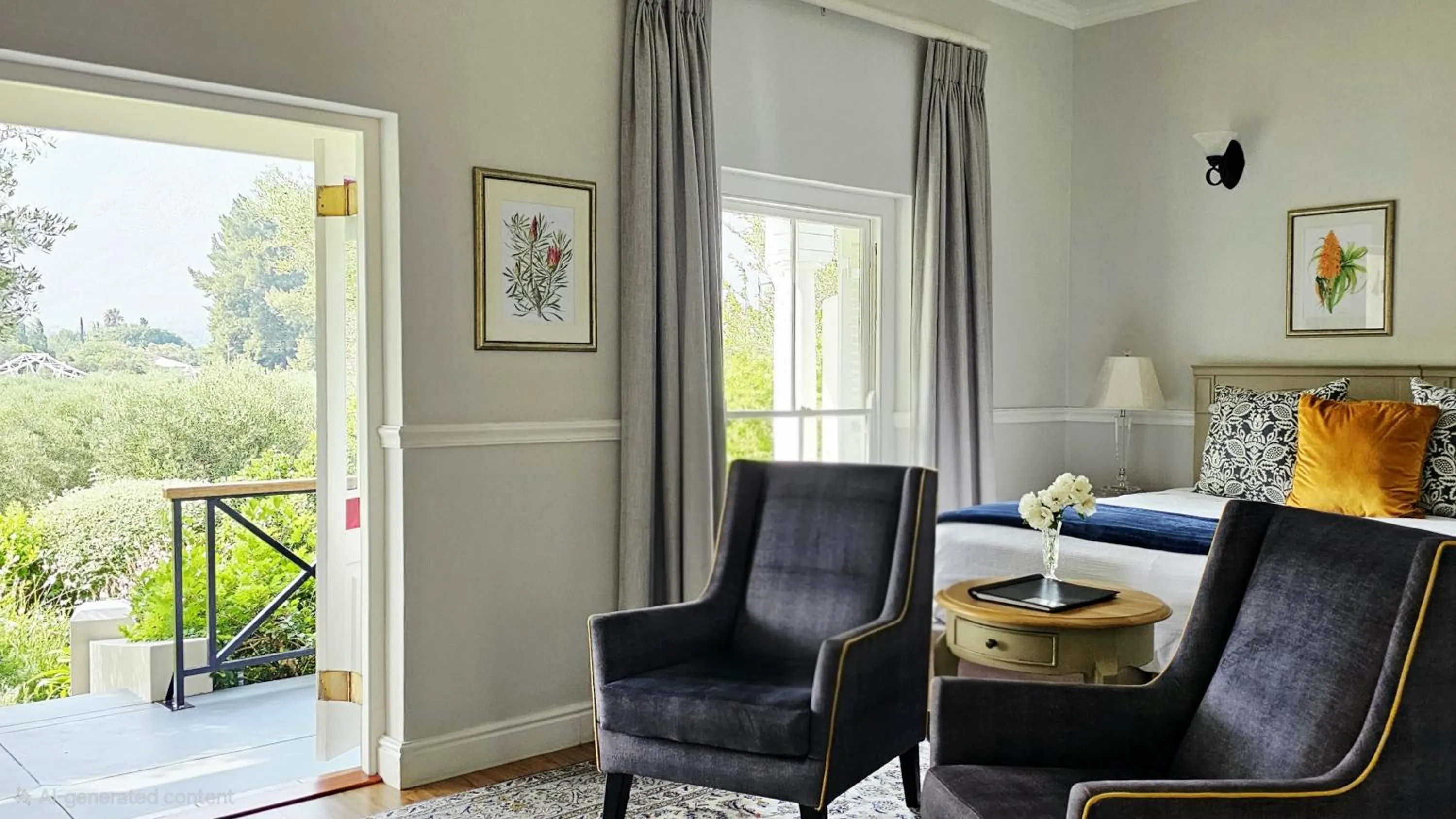 Garden in Montagu Vines Guesthouse