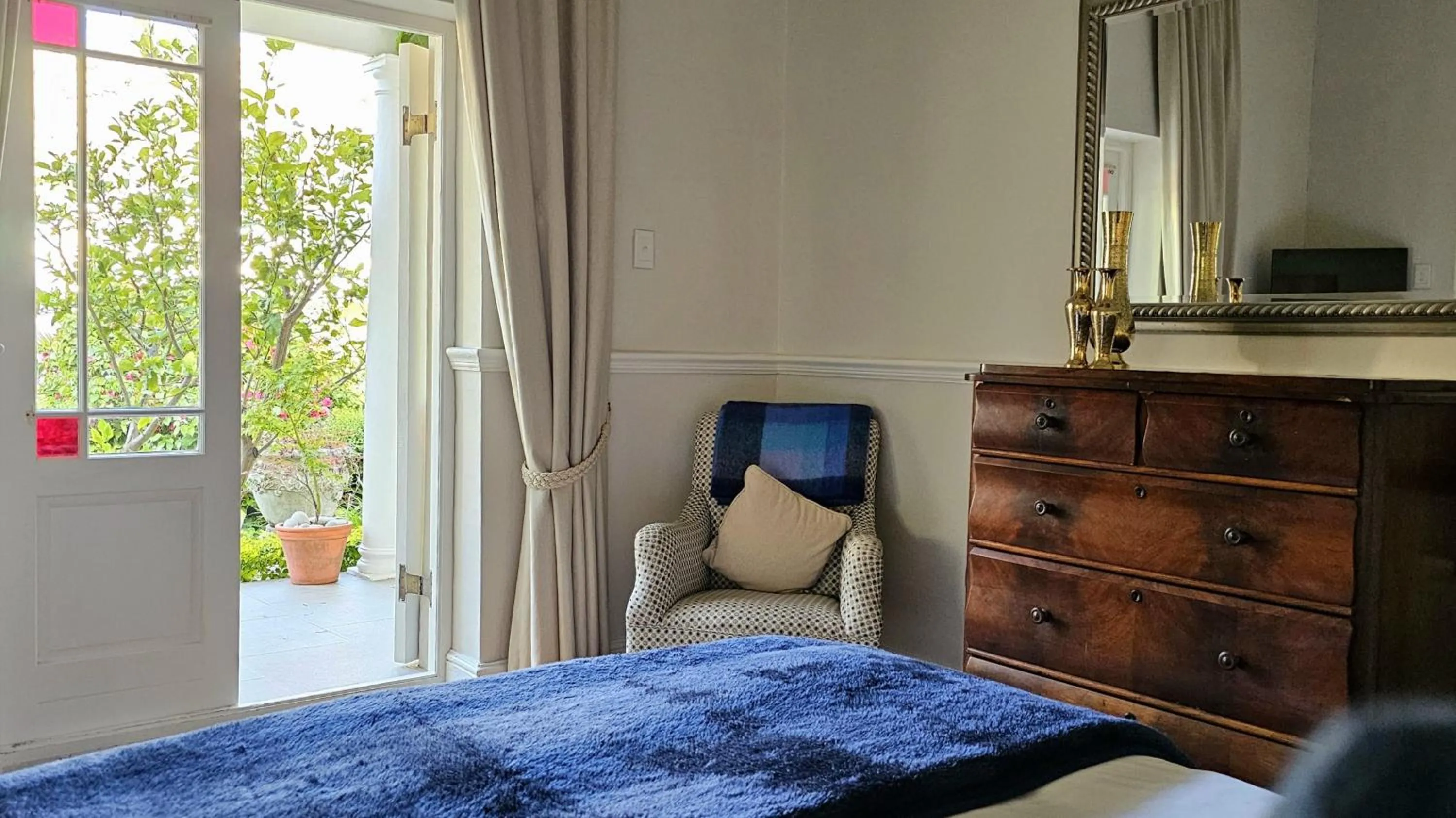 Balcony/Terrace, Bed in Montagu Vines Guesthouse