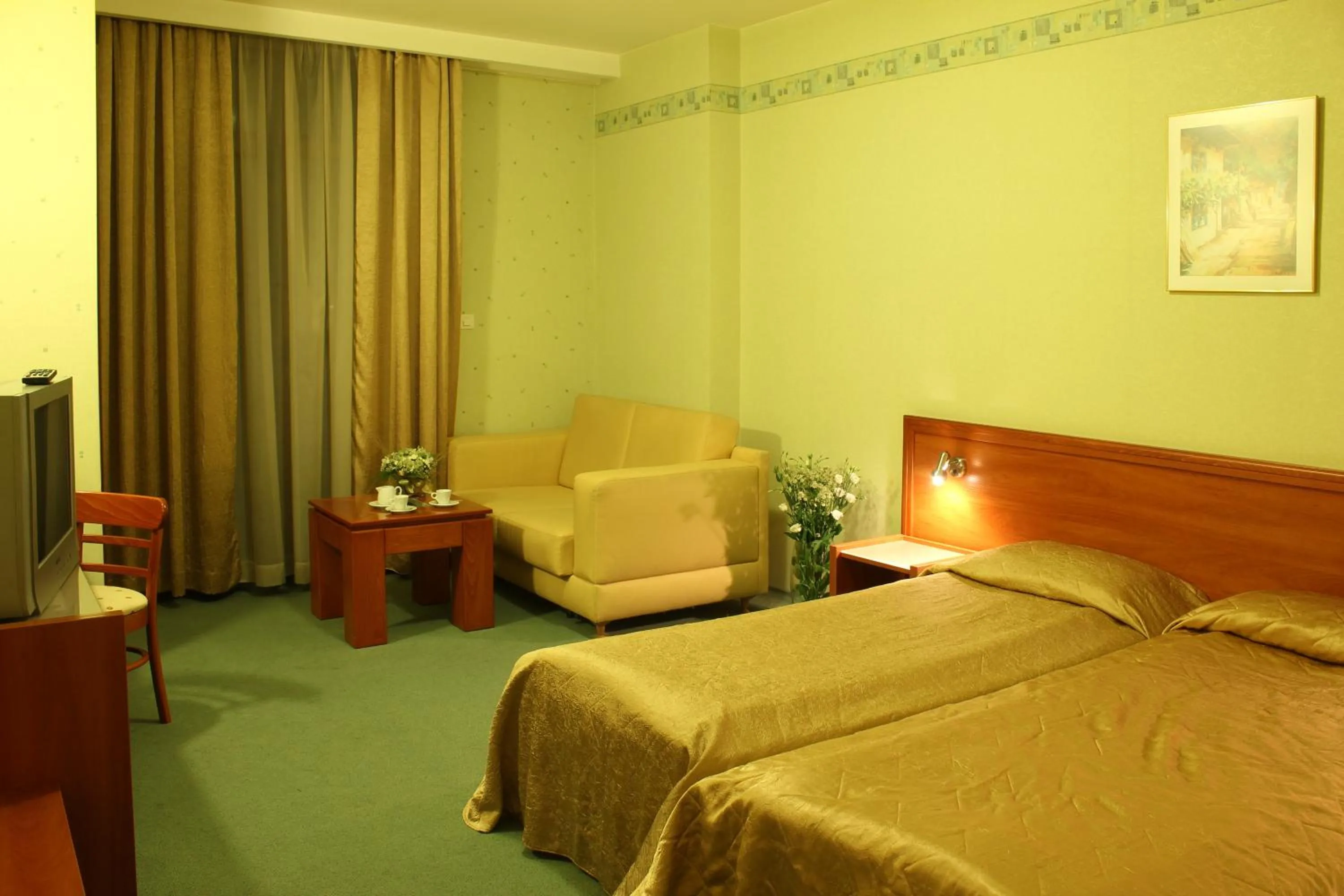 Photo of the whole room, Bed in Hotel Premier - Veliko Tarnovo City Center, Panorama View