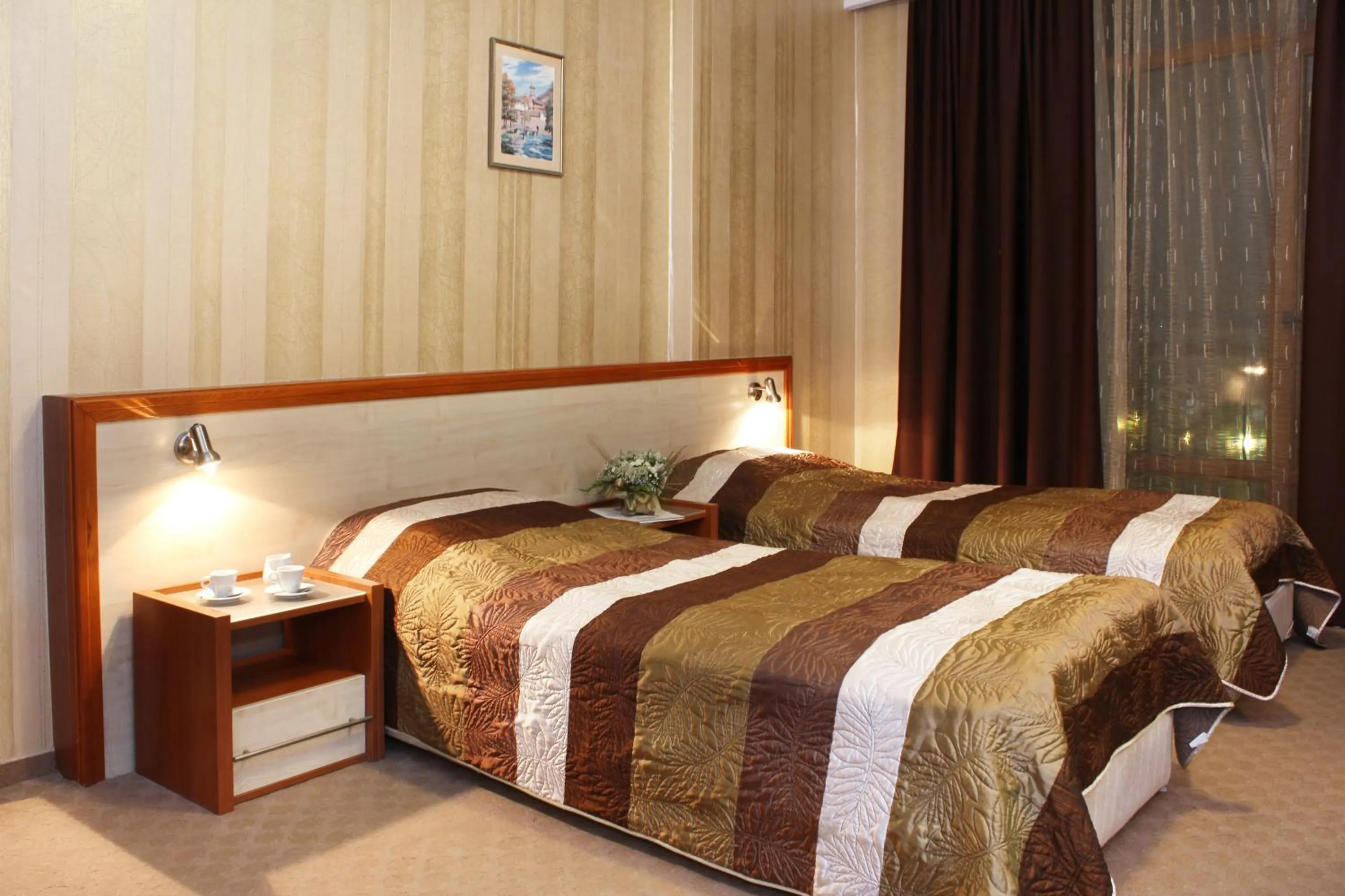 Bed in Hotel Premier - Veliko Tarnovo City Center, Panorama View