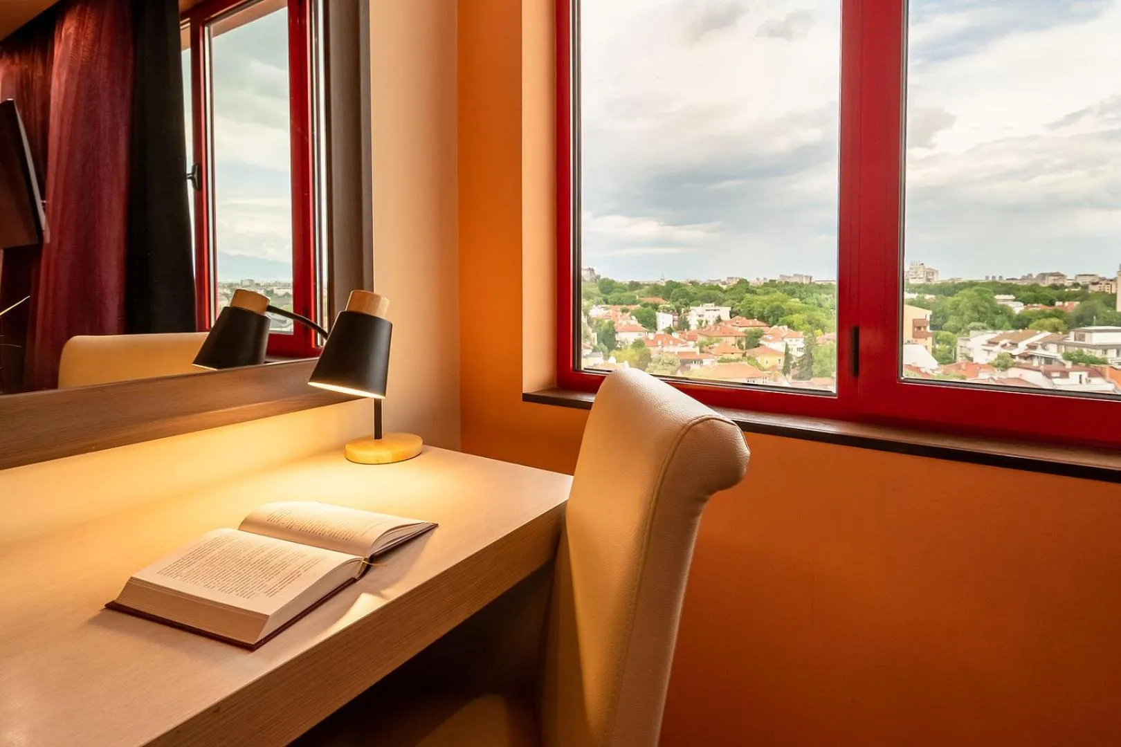 City view in Hotel Leipzig