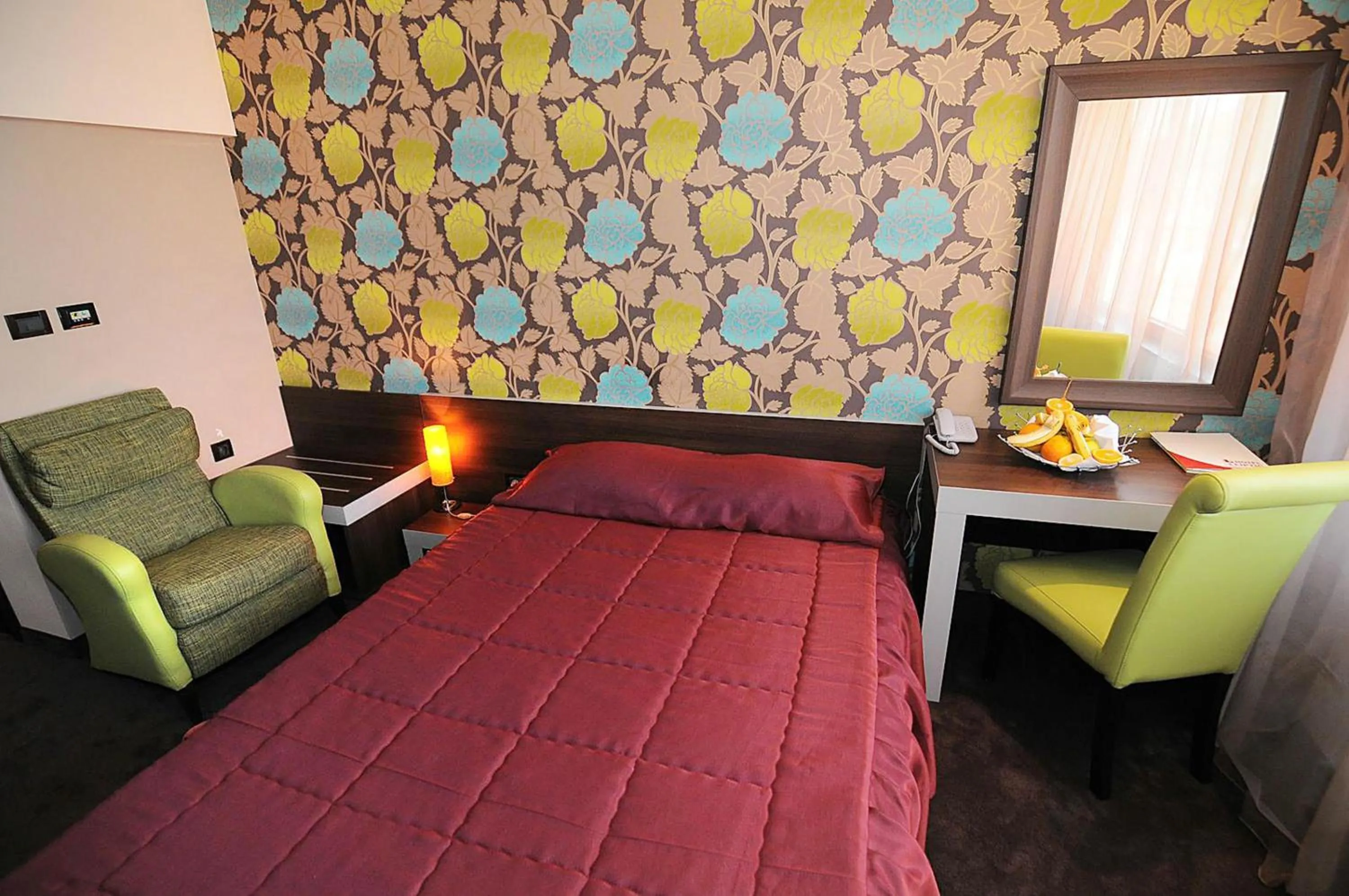 Bed in Hotel Leipzig