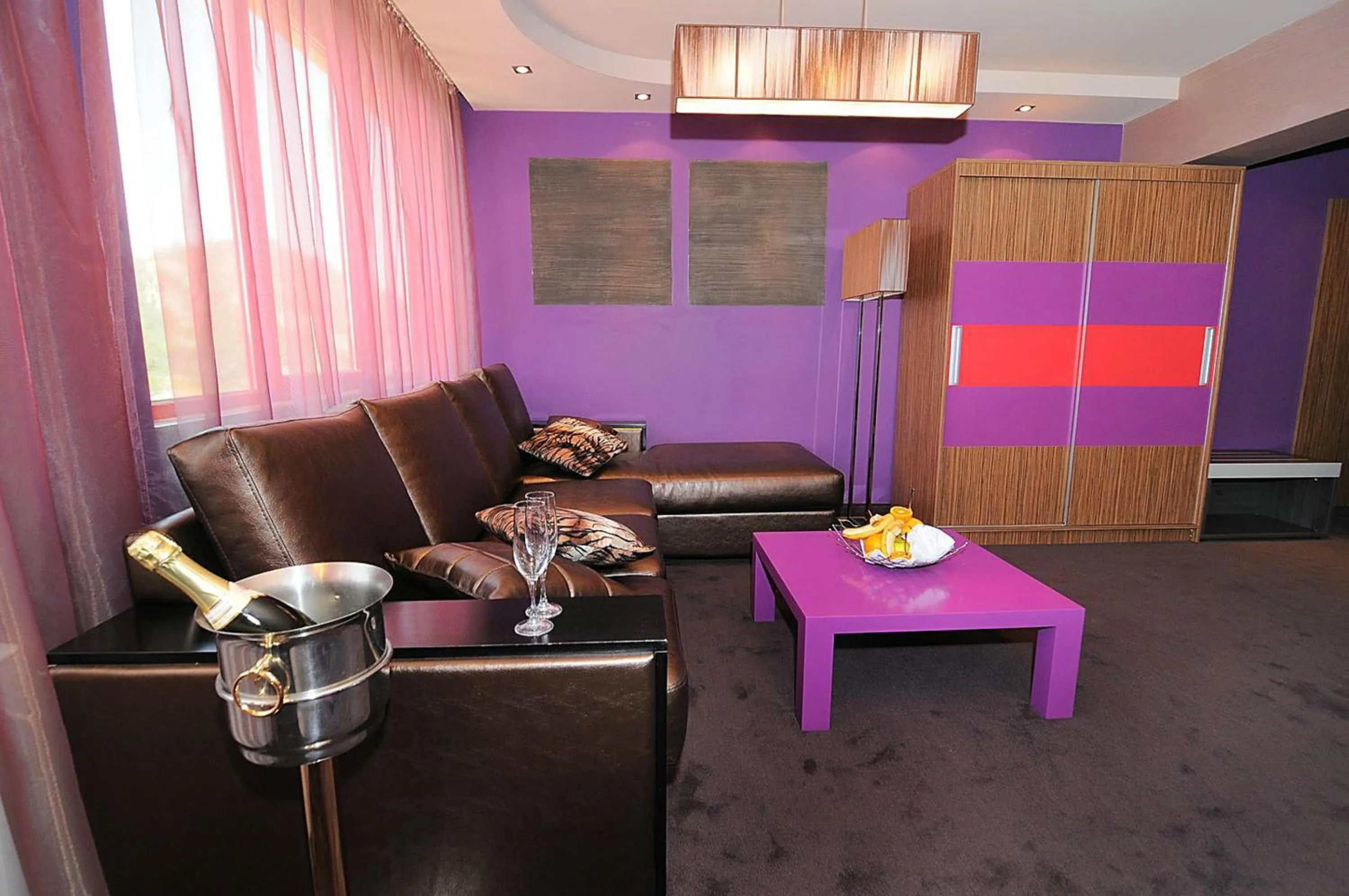 Seating area in Hotel Leipzig