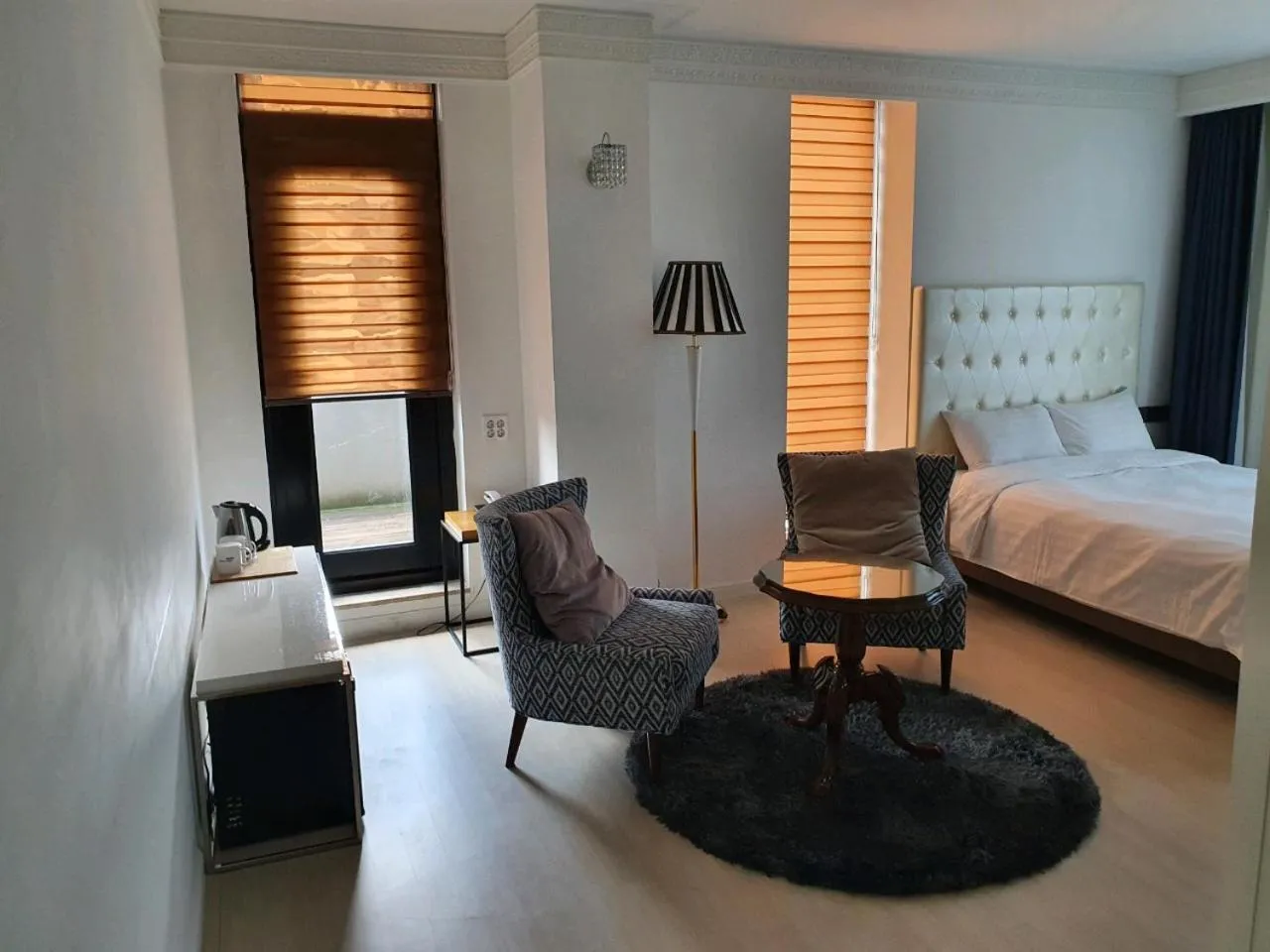 Bed in Urban Island Hotel Jeju