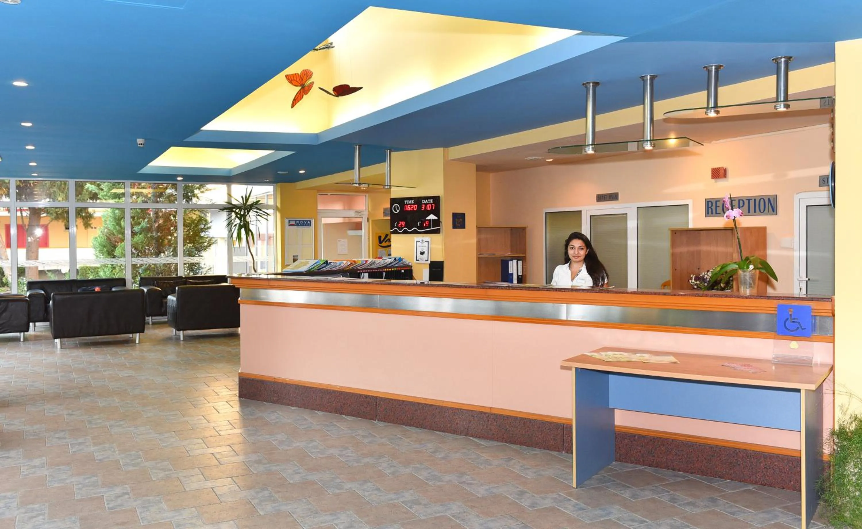 Lobby or reception in Hotel Oasis