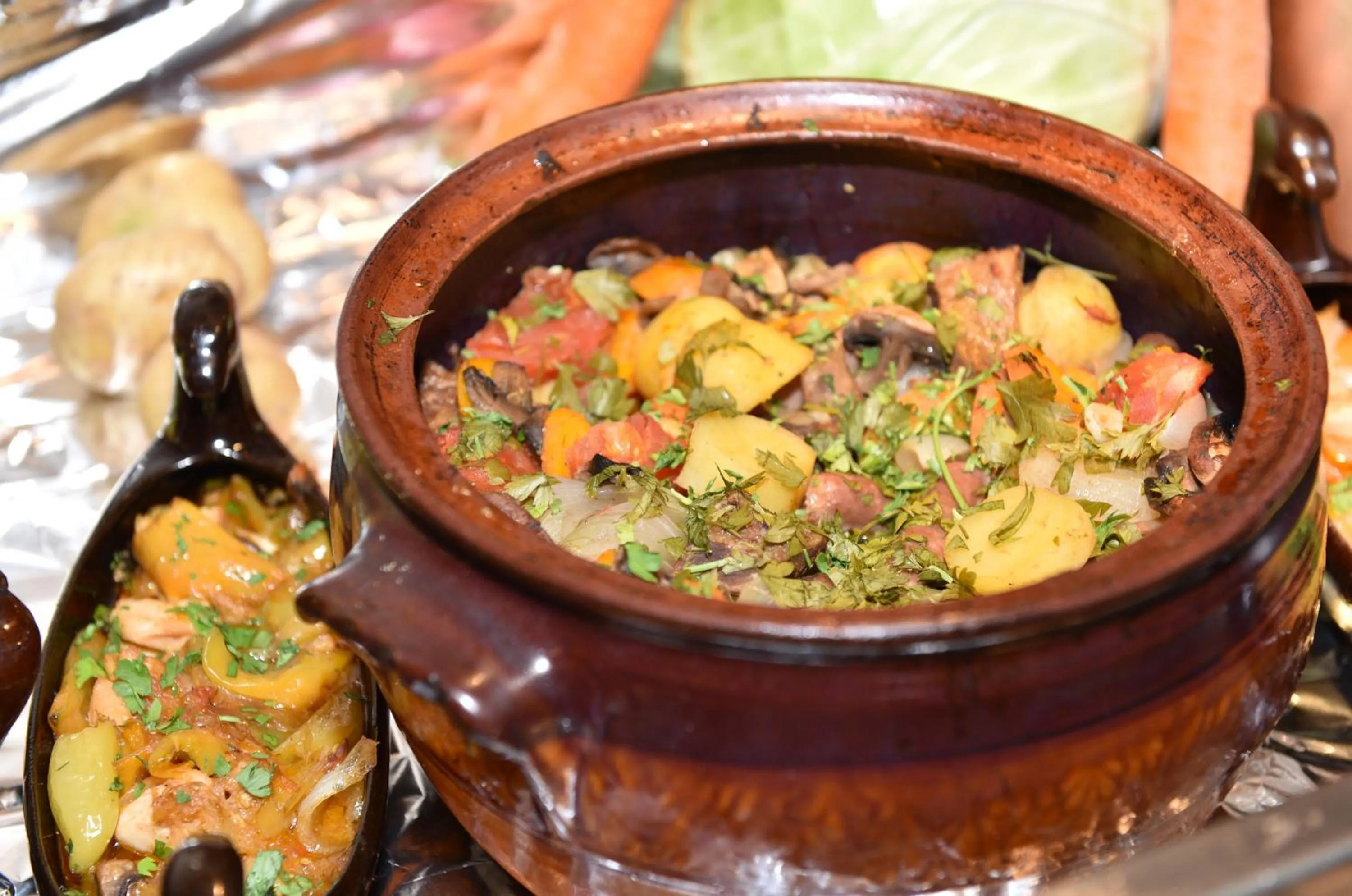 Food close-up in Les Magnolias Hotel