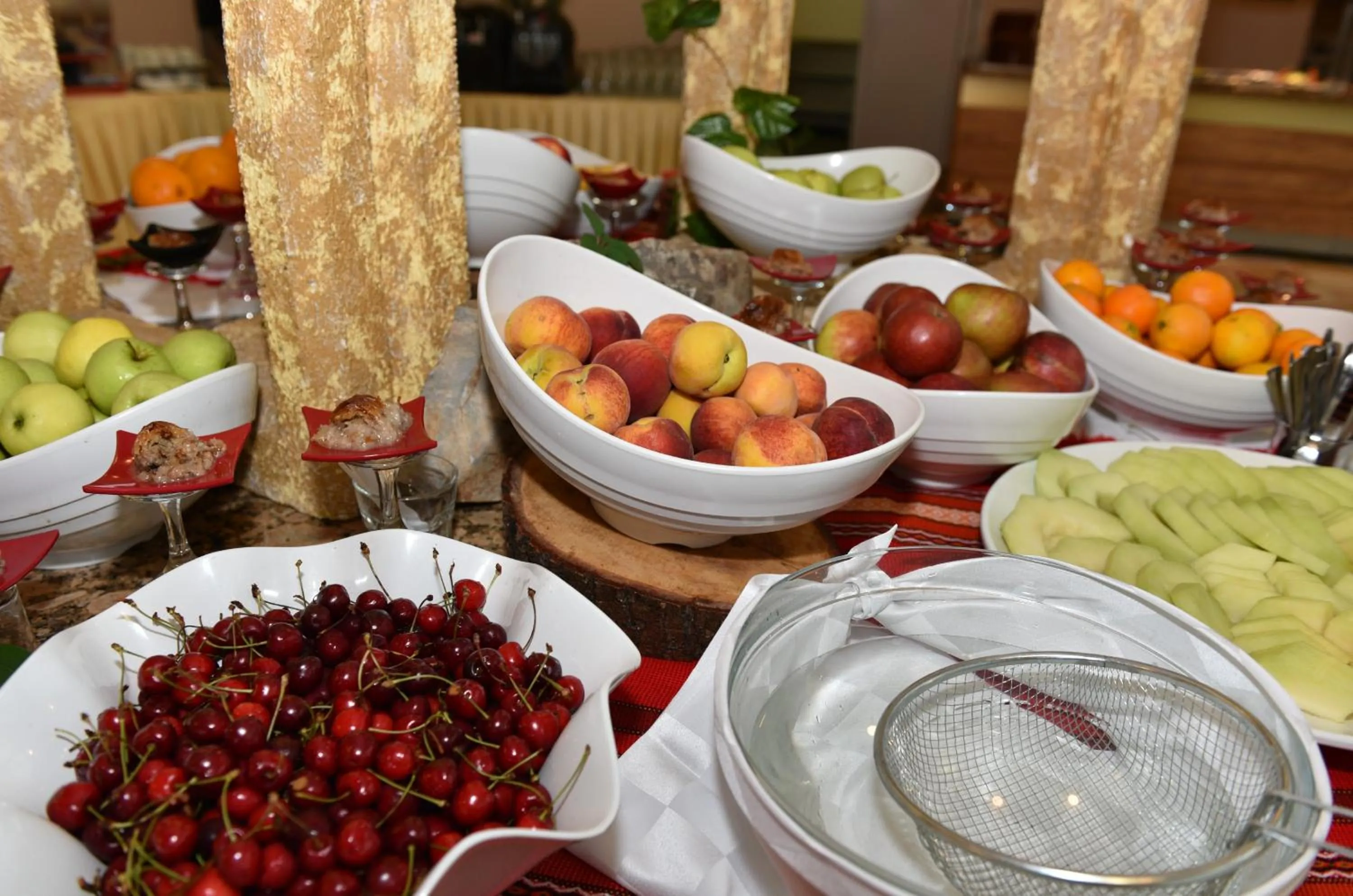 Food close-up in Les Magnolias Hotel