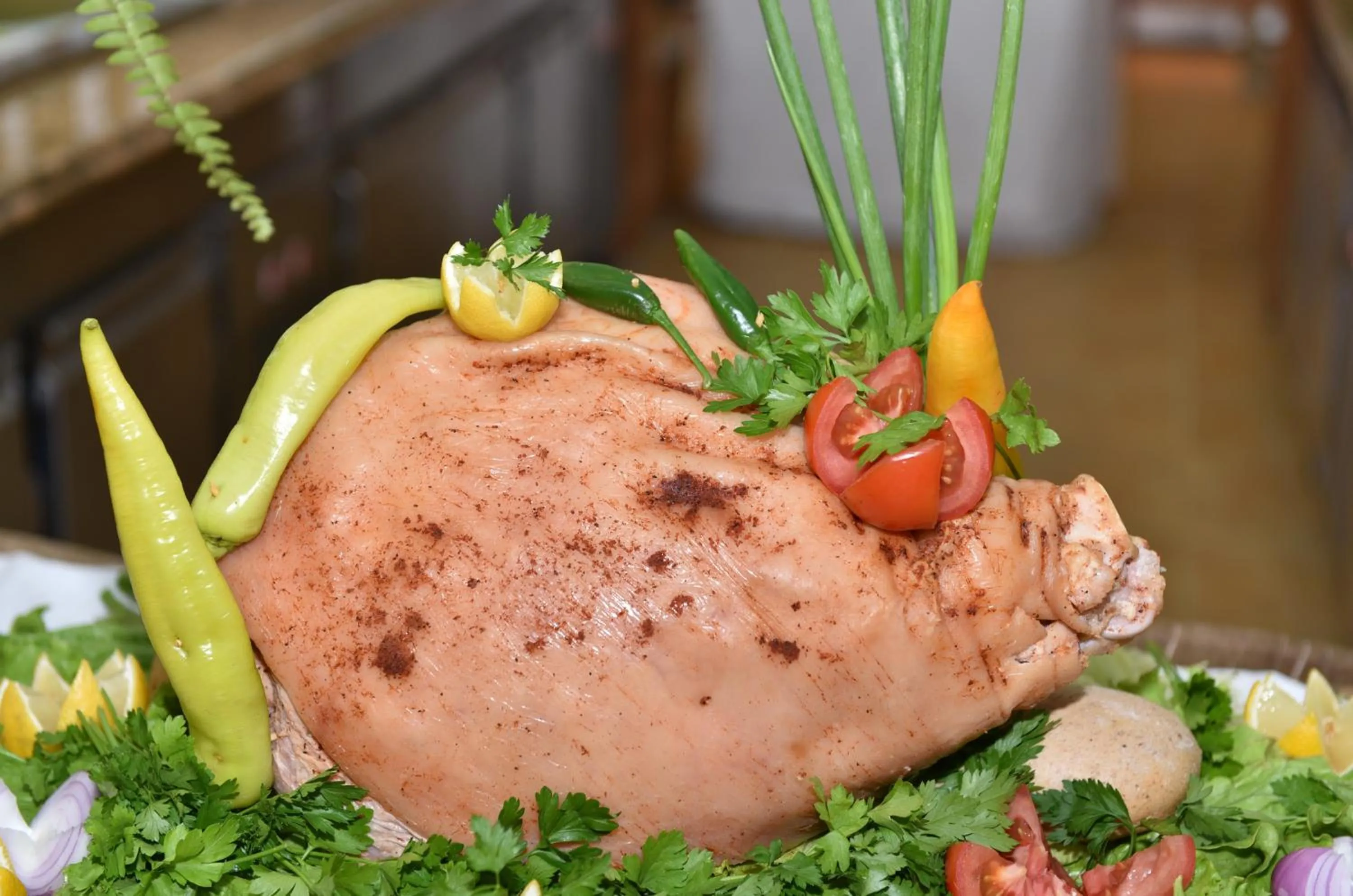 Food close-up in Les Magnolias Hotel