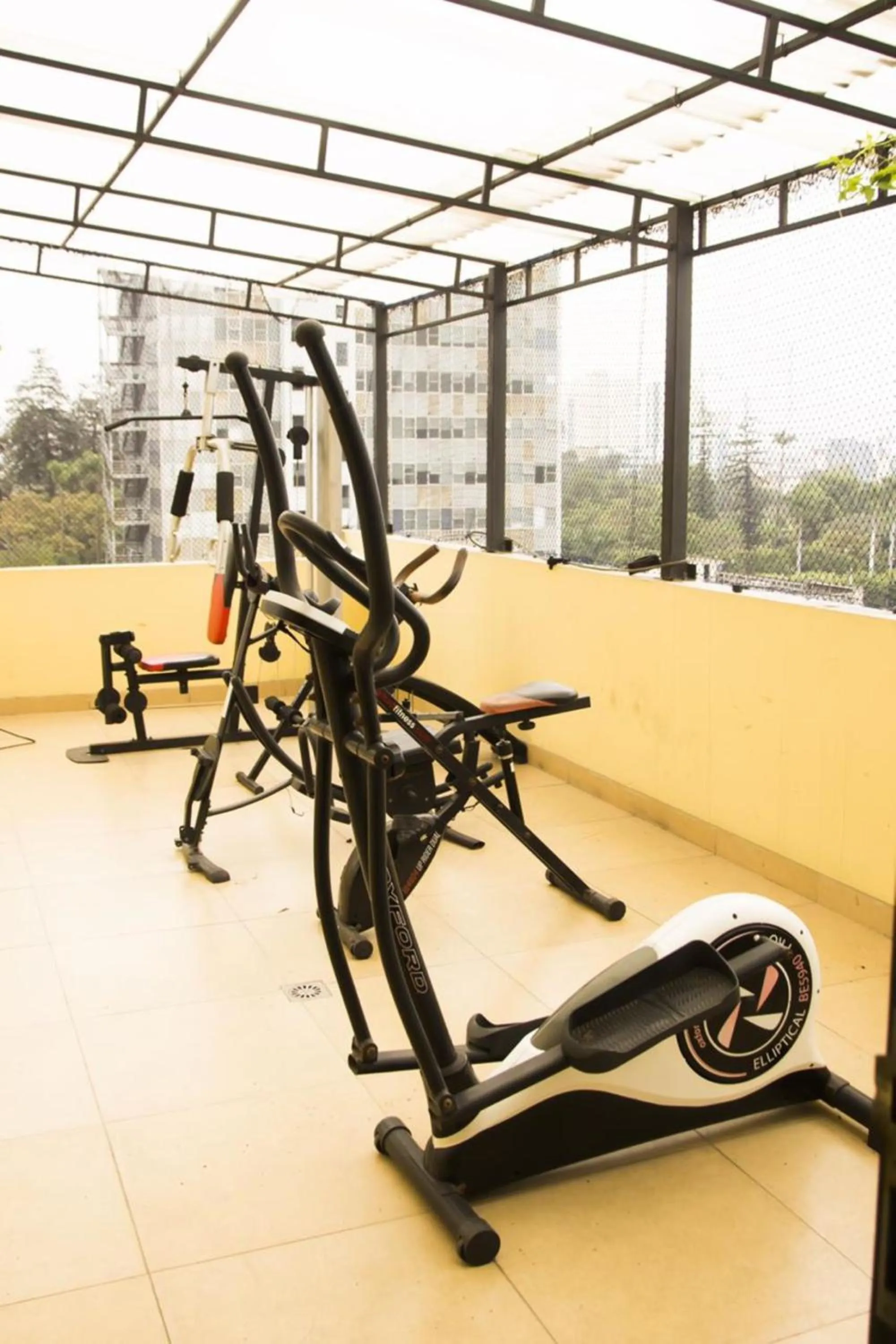 Fitness centre/facilities in Swan Hotel