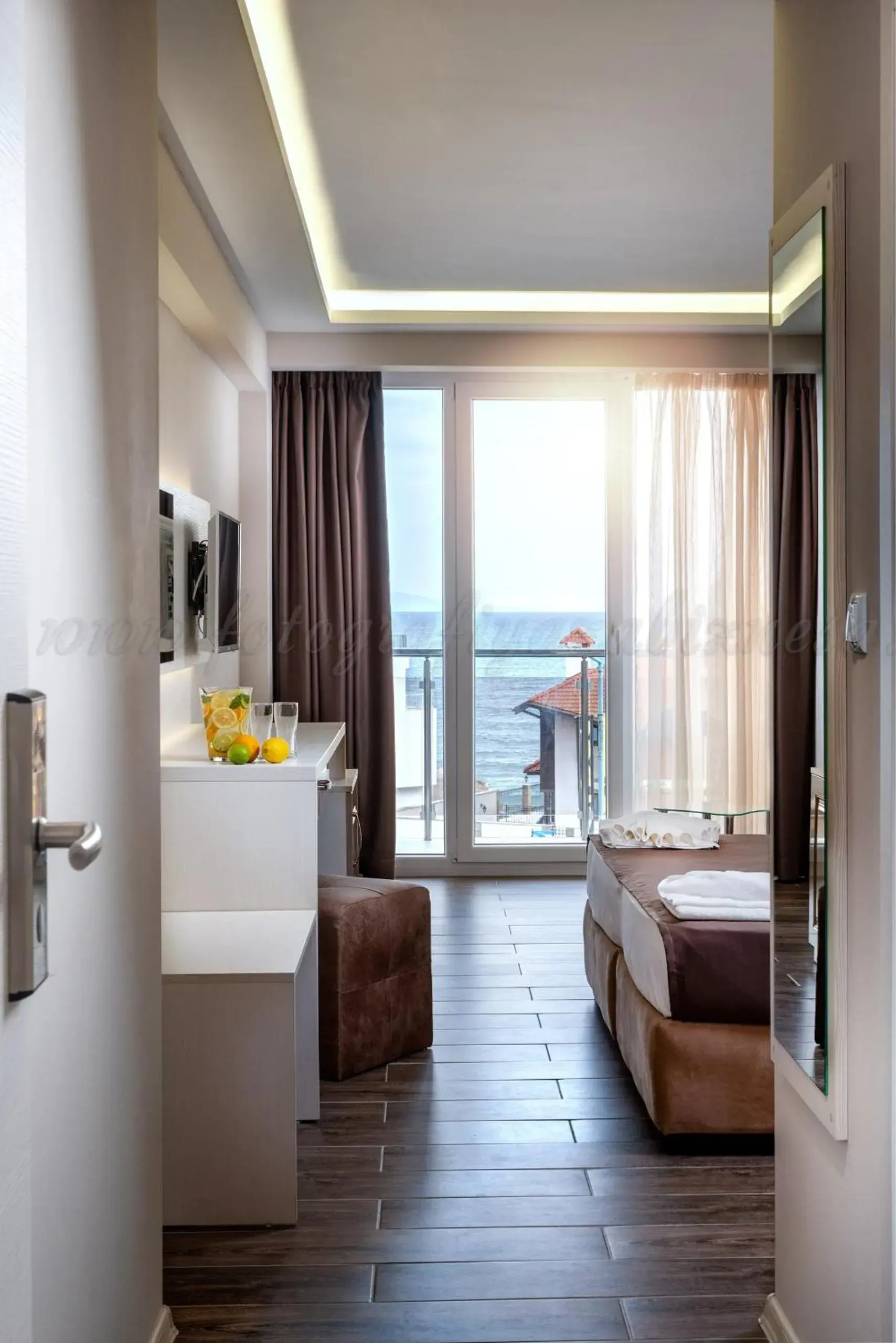 Deluxe Double Room with Sea View in Hotel Sunny Deluxe Double Room with Sea View in Hotel Sunny