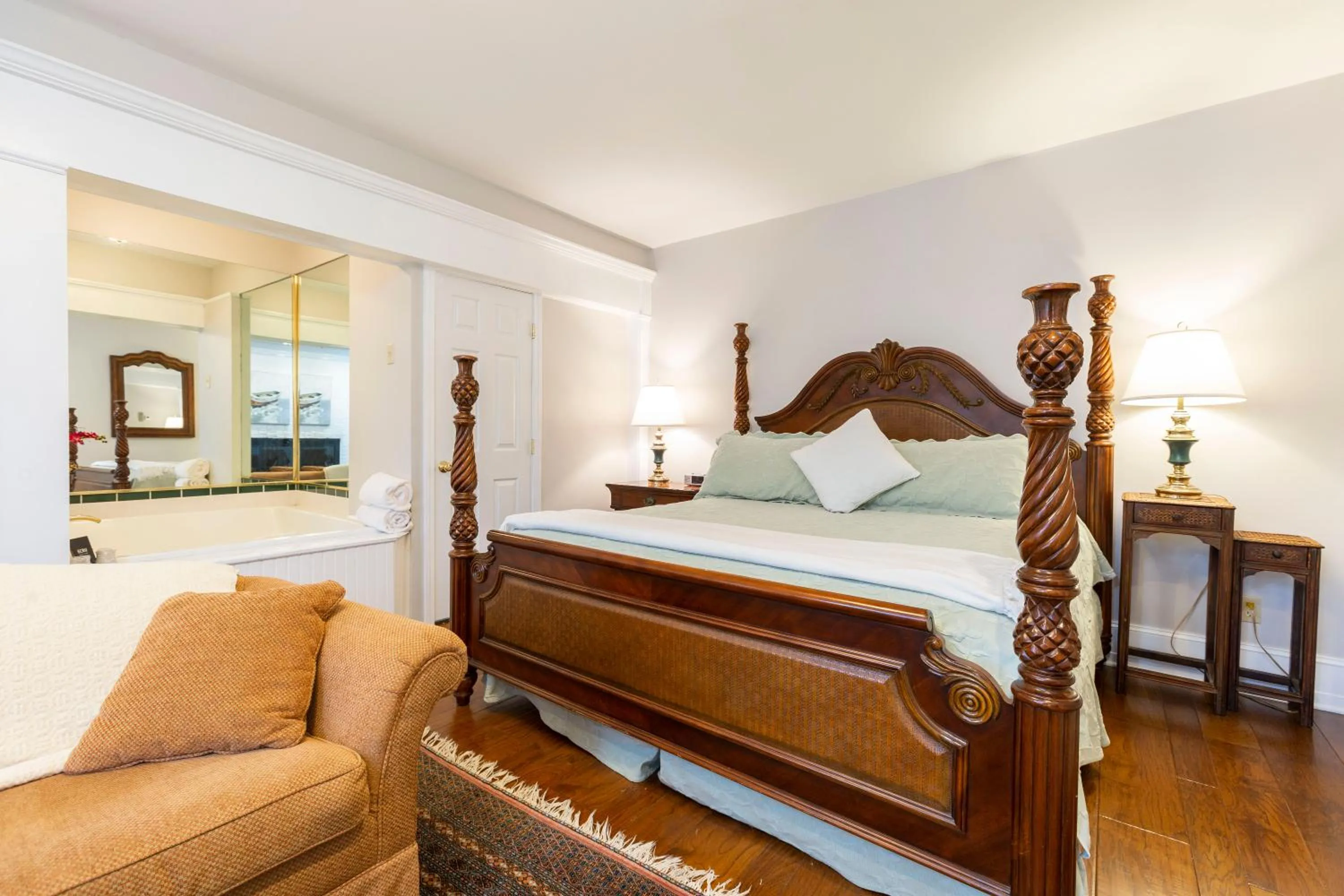 Bed in The Villa Bed and Breakfast