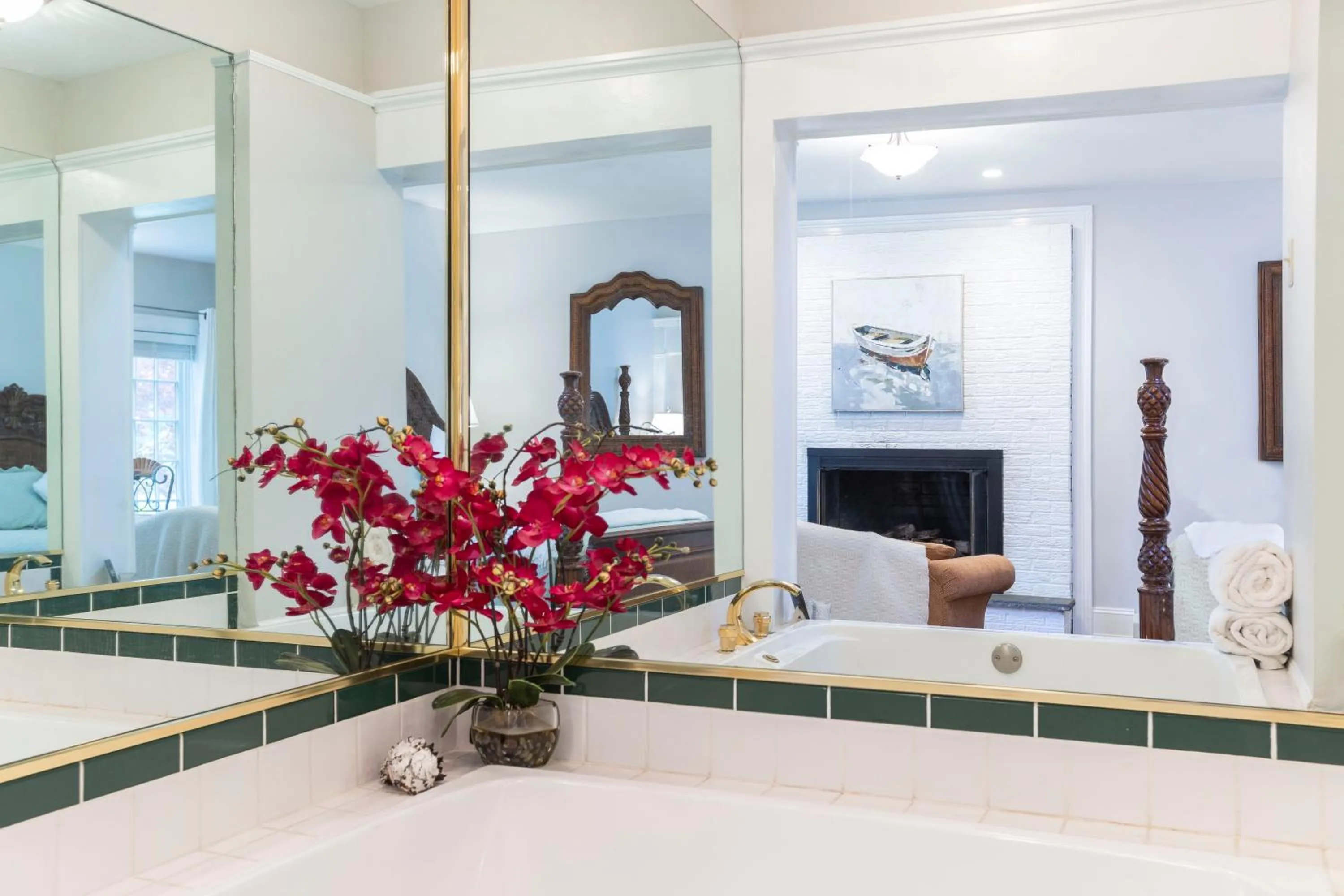 Bathroom in The Villa Bed and Breakfast