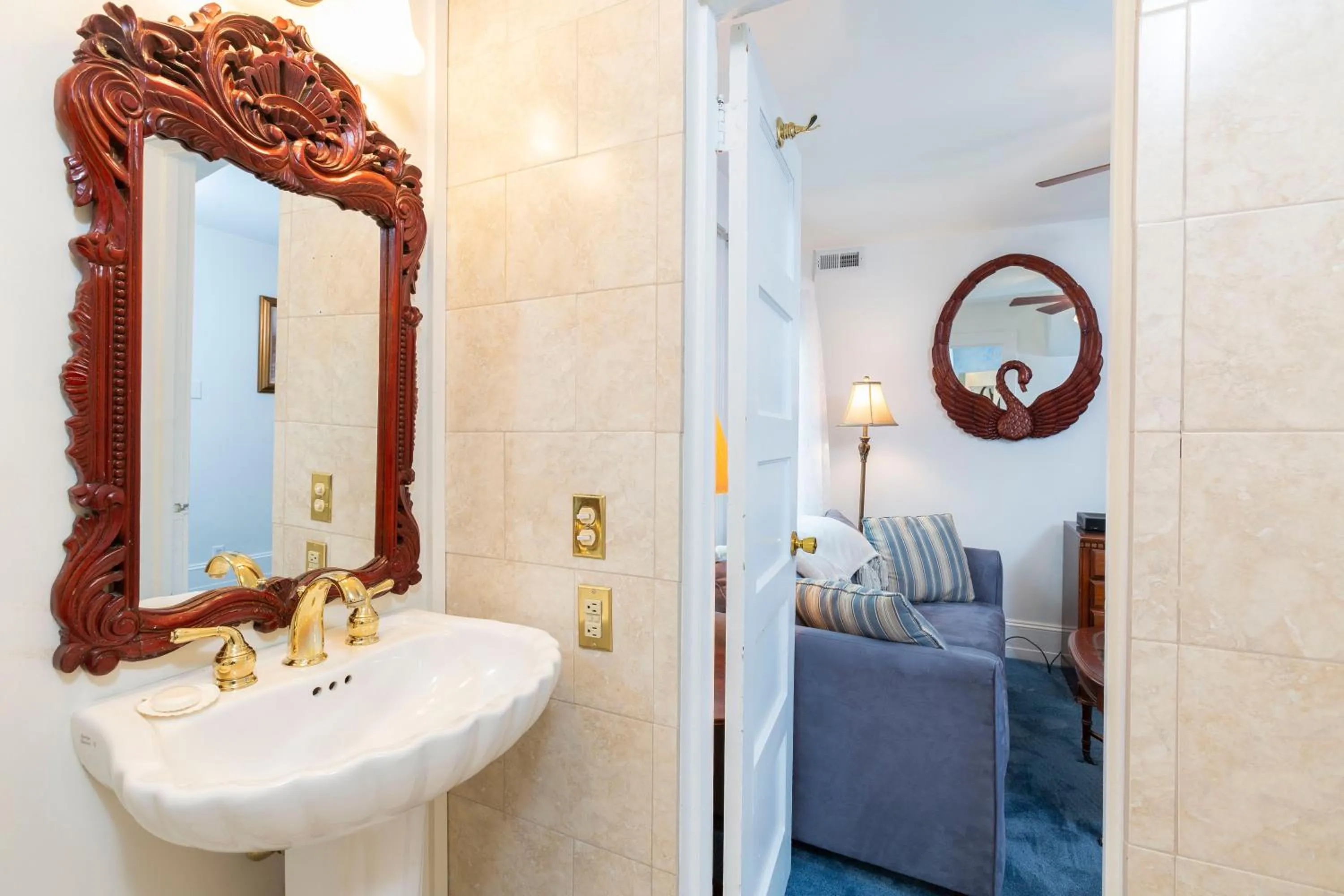 Bathroom in The Villa Bed and Breakfast