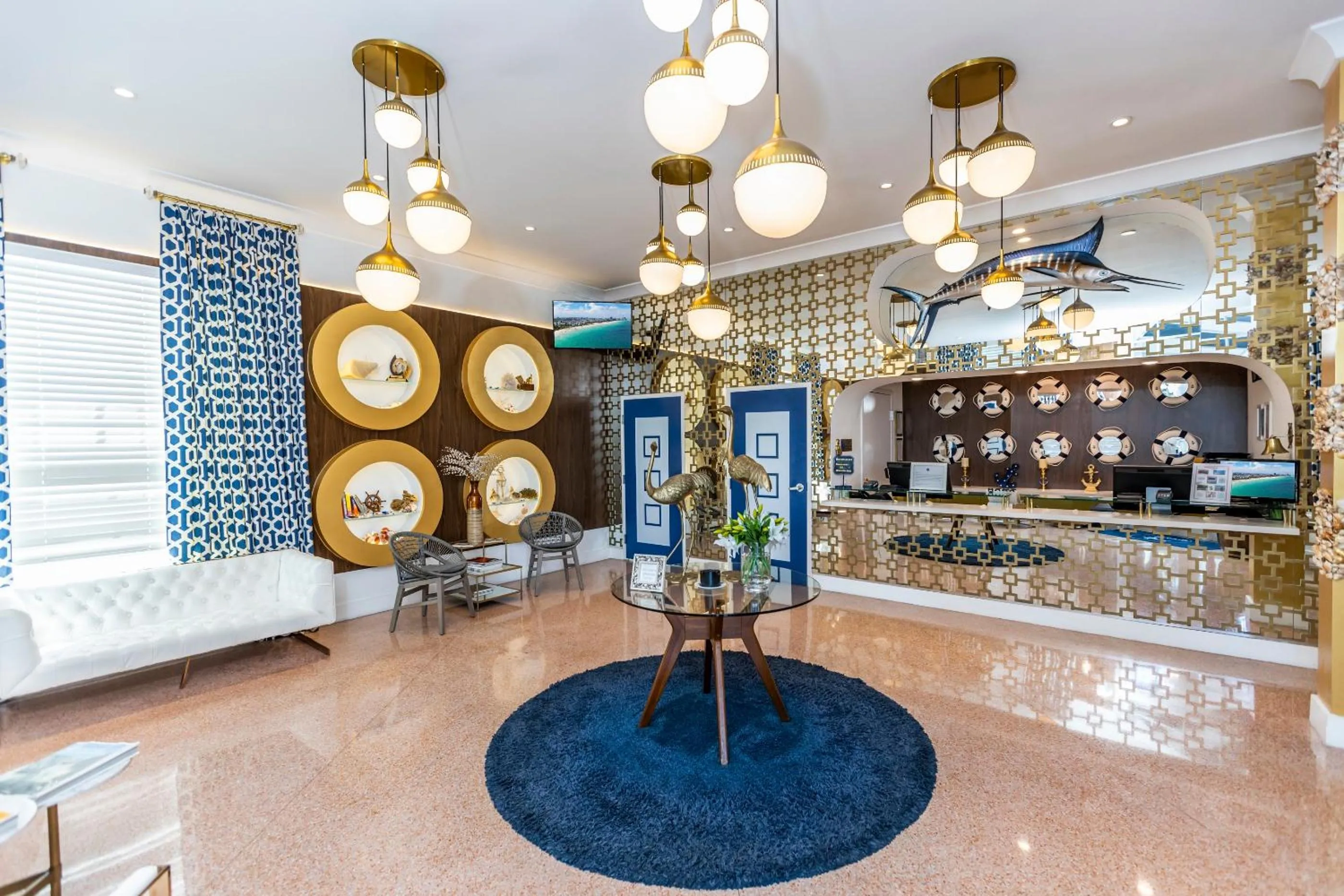 Lobby or reception in Oceanside Hotel and Suites