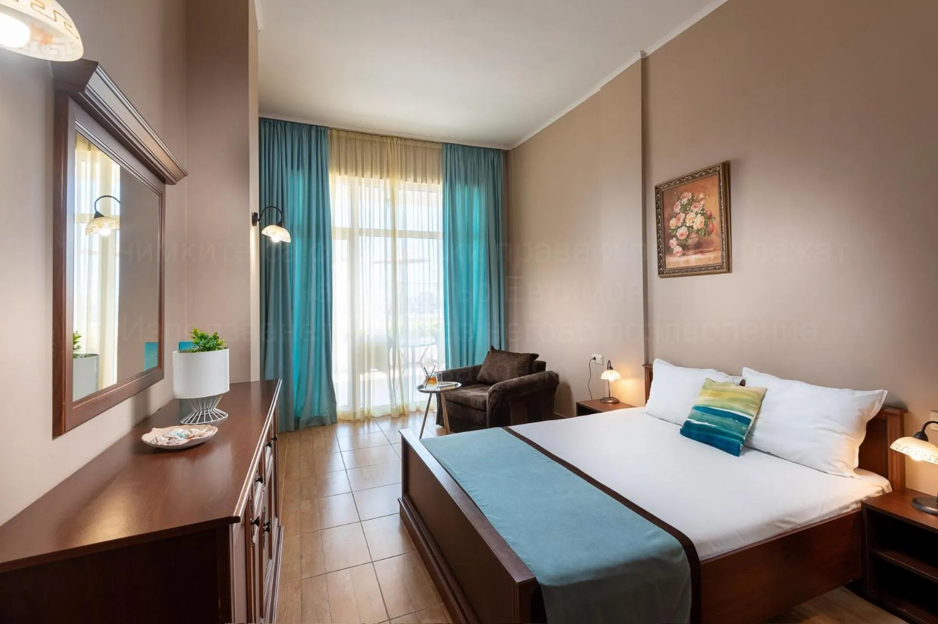 Bedroom, Bed in Festa Pomorie Resort