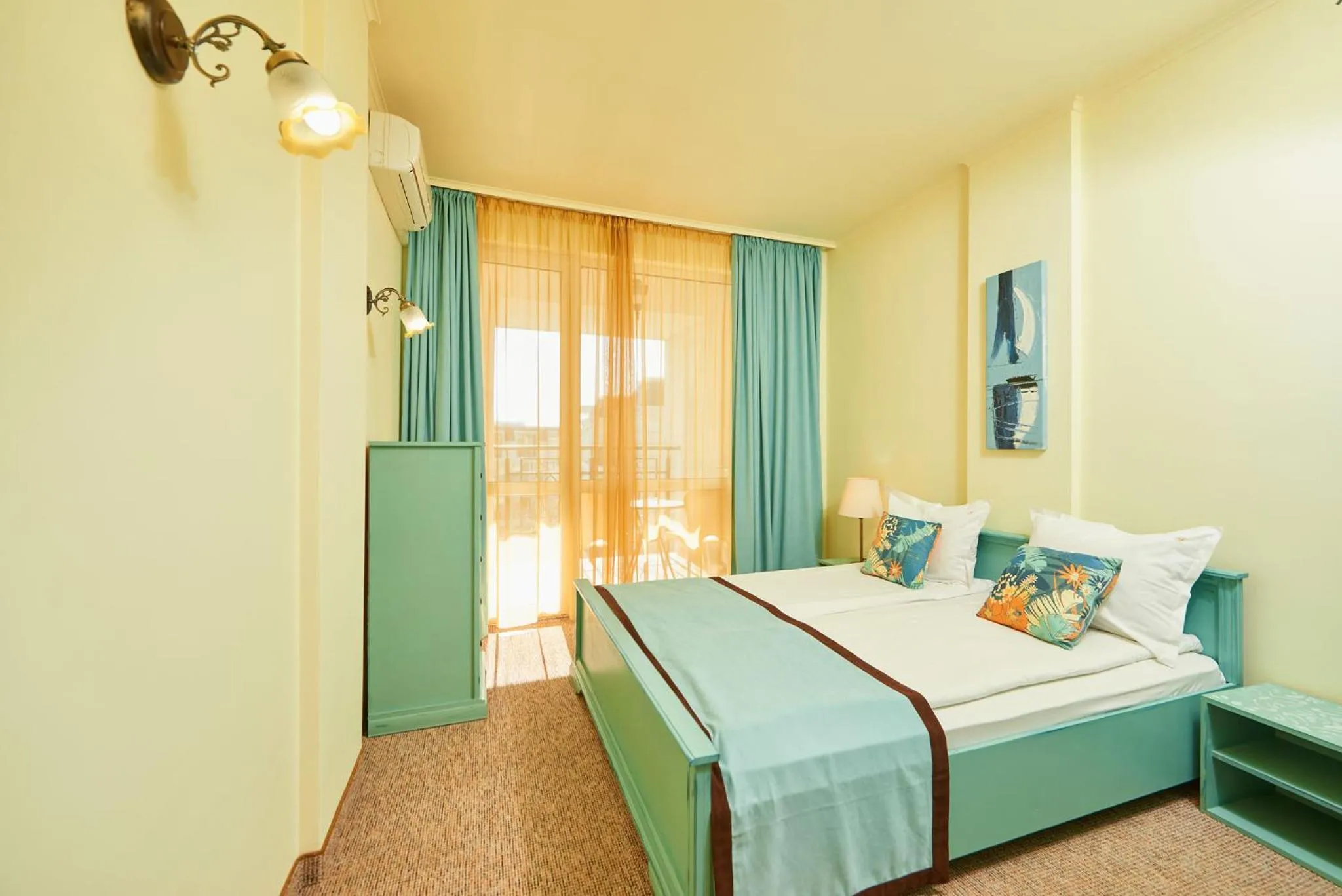 Bedroom, Bed in Festa Pomorie Resort