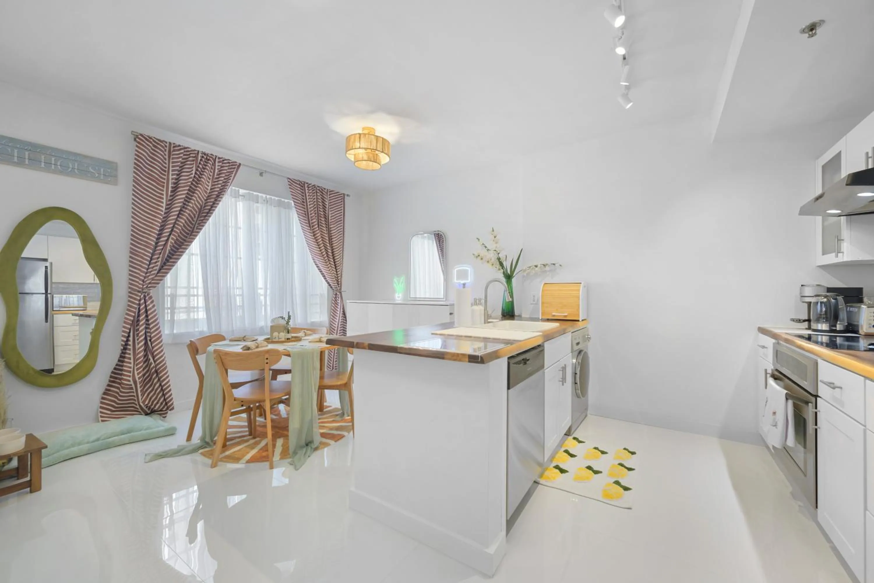 Kitchen or kitchenette in Sage on Ocean Drive Apartments