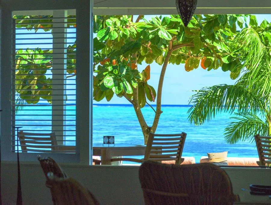 Sea view in Moorea Beach Lodge