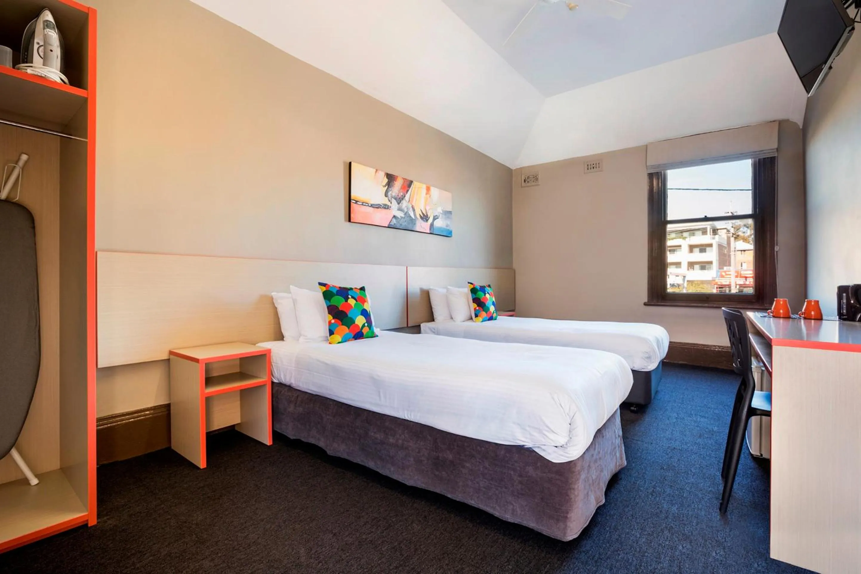 Decorative detail, Bed in Granville Hotel