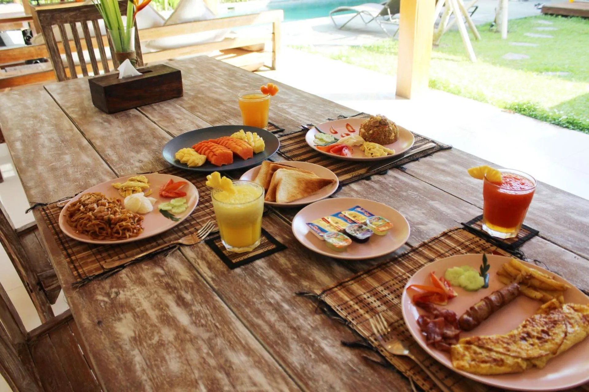 Food and drinks in Villa Kim Seminyak