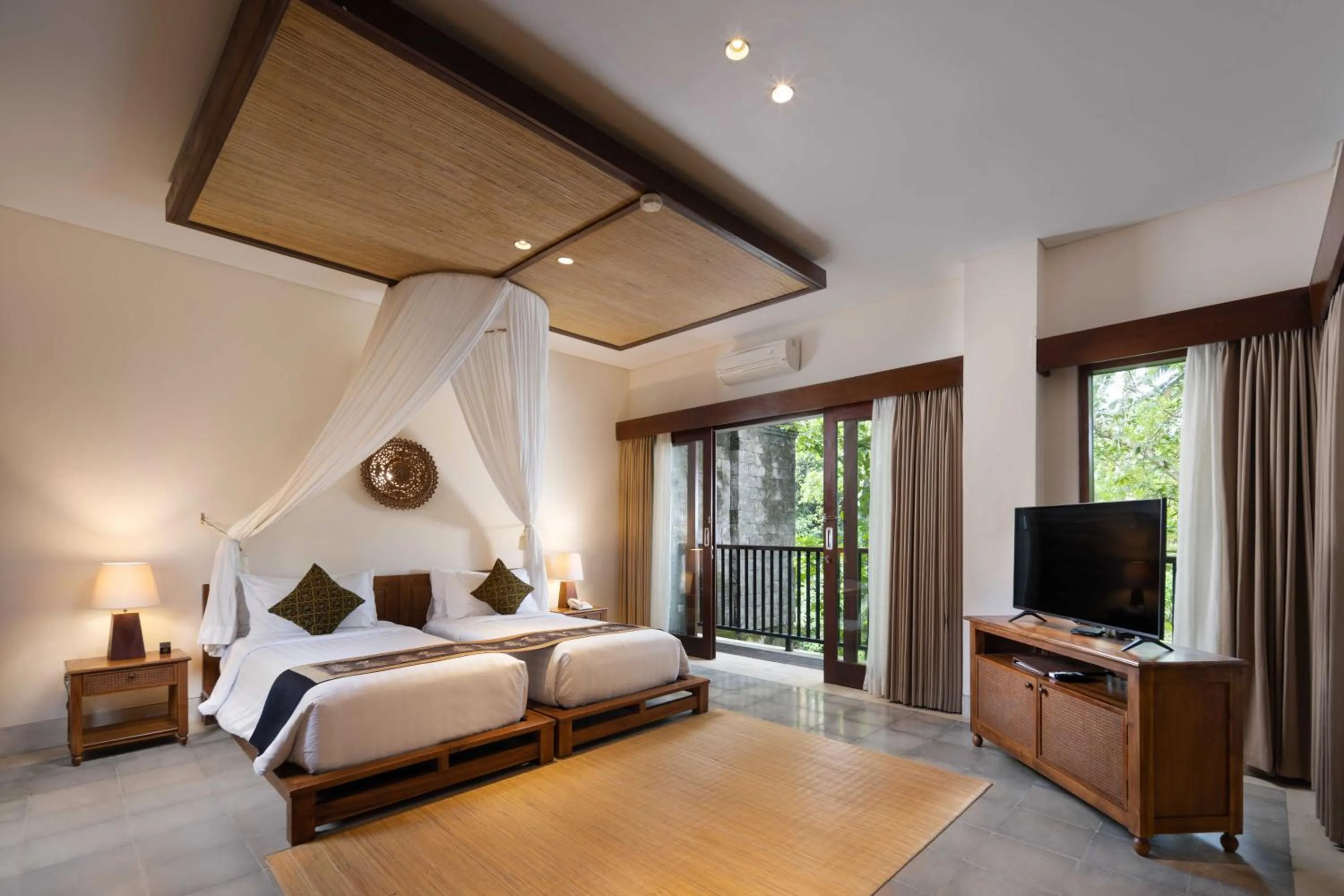 TV and multimedia, Bed in Visesa Ubud Resort