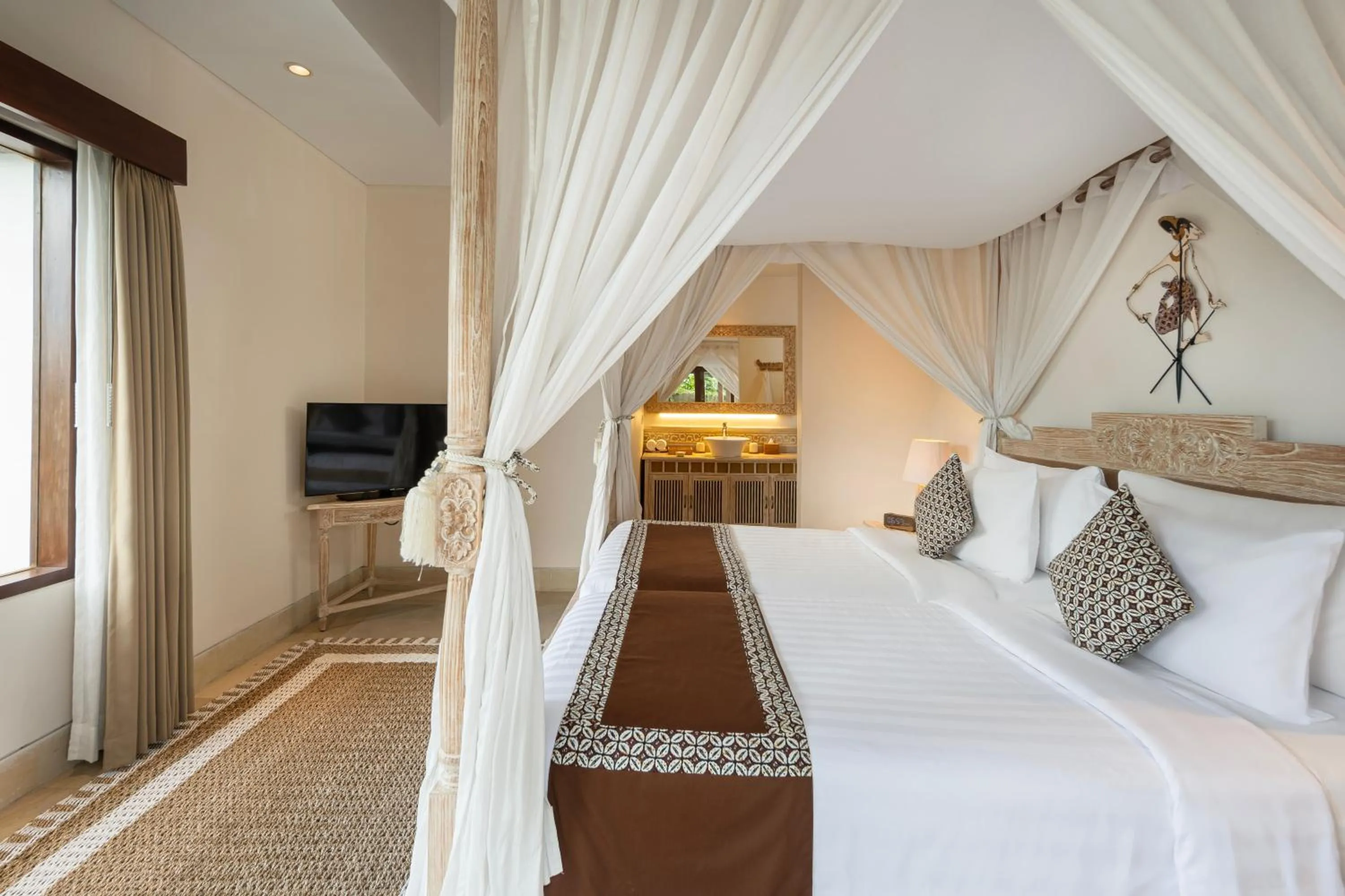 TV and multimedia, Bed in Visesa Ubud Resort