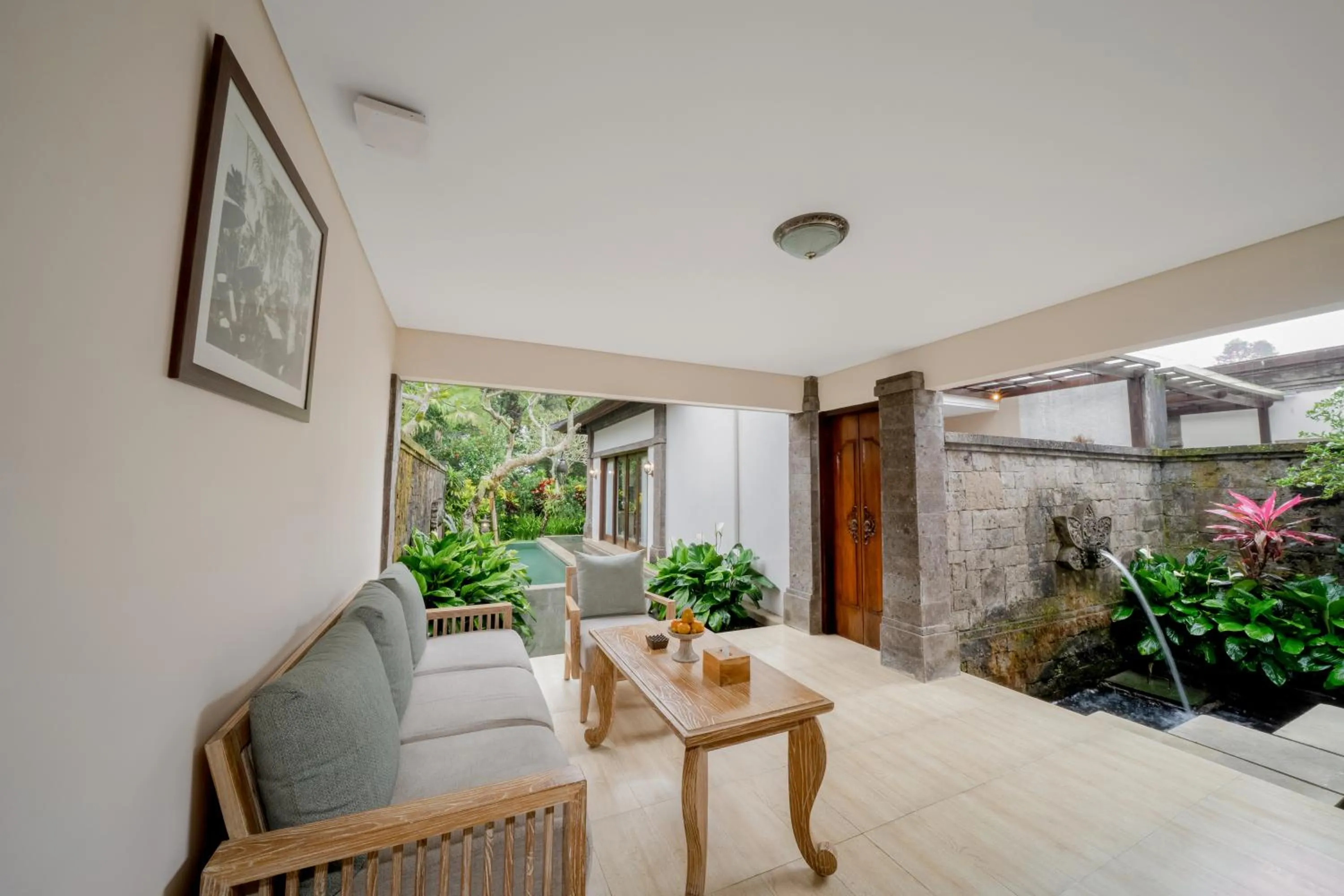 Living room in Visesa Ubud Resort