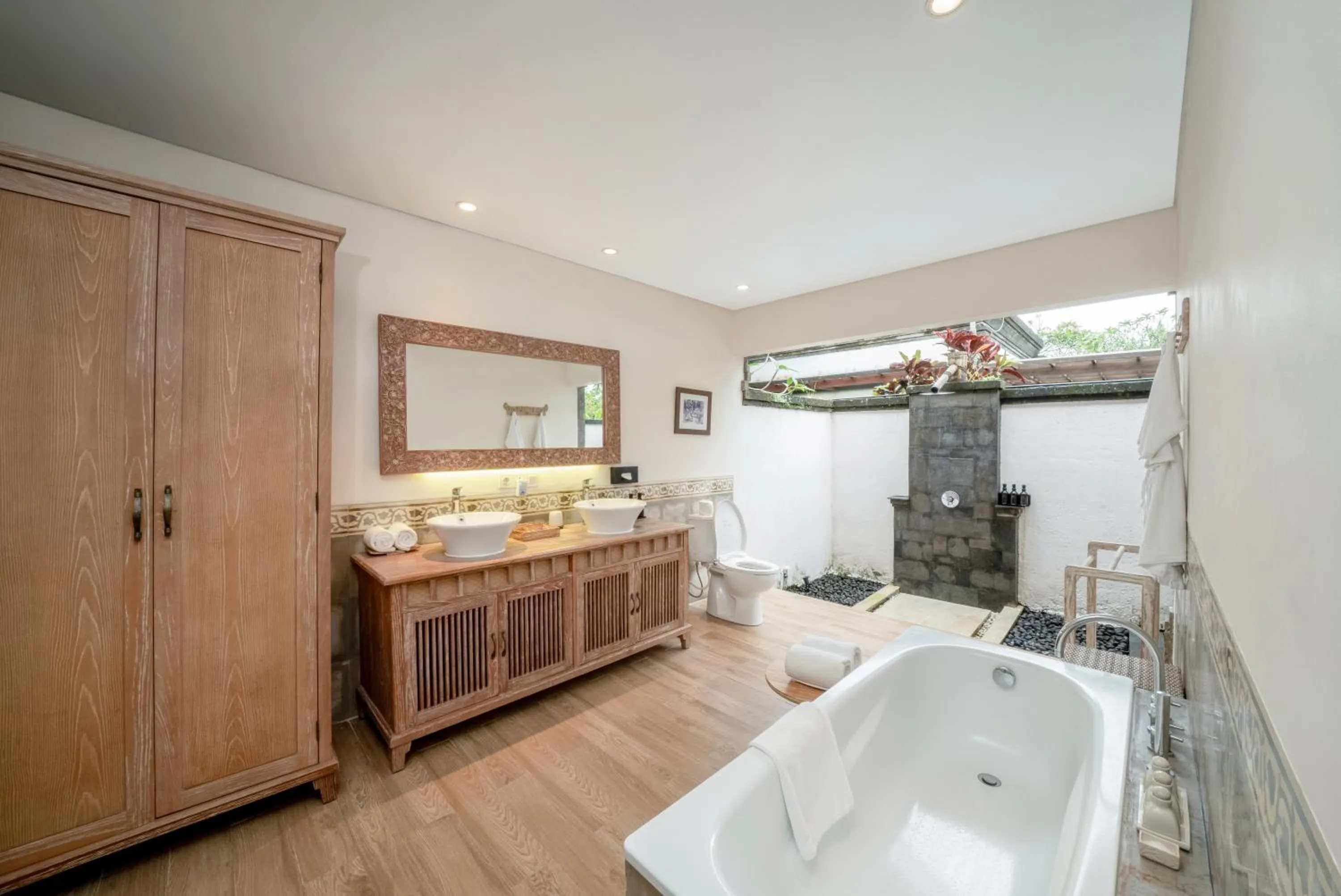 Shower in Visesa Ubud Resort