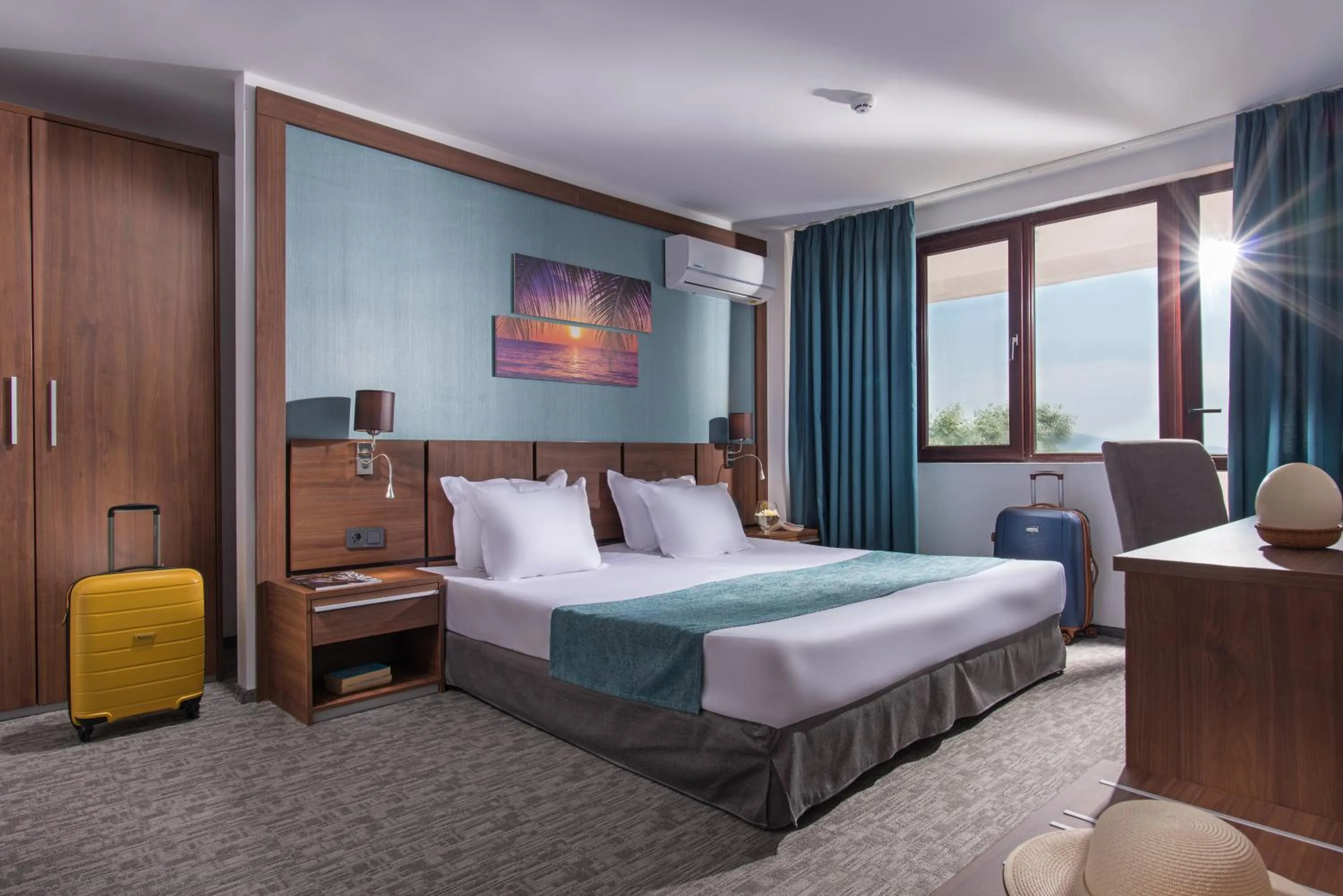 Bed in Hotel Pomorie Sun - All Inclusive