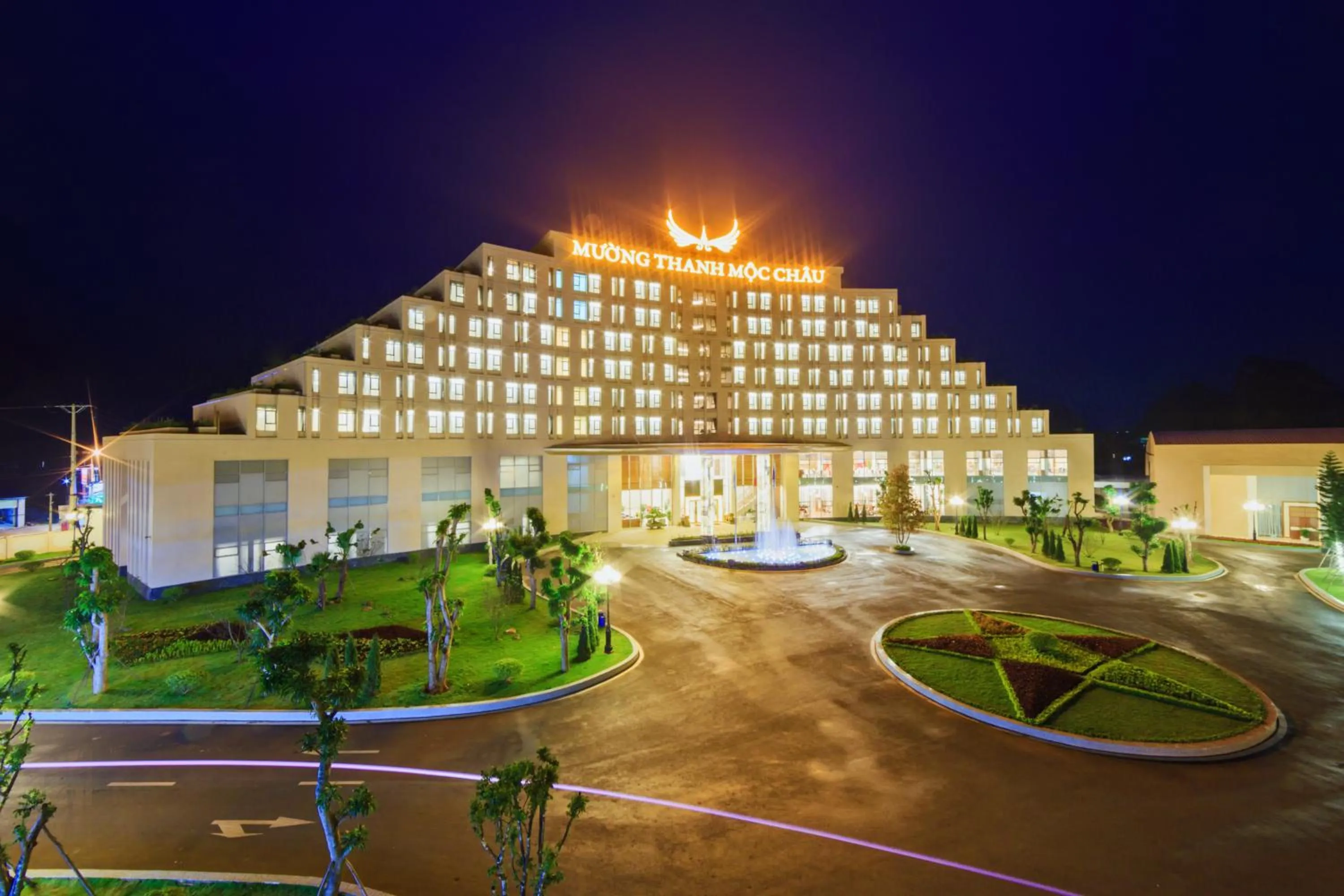 Facade/entrance in Muong Thanh Holiday Moc Chau Hotel