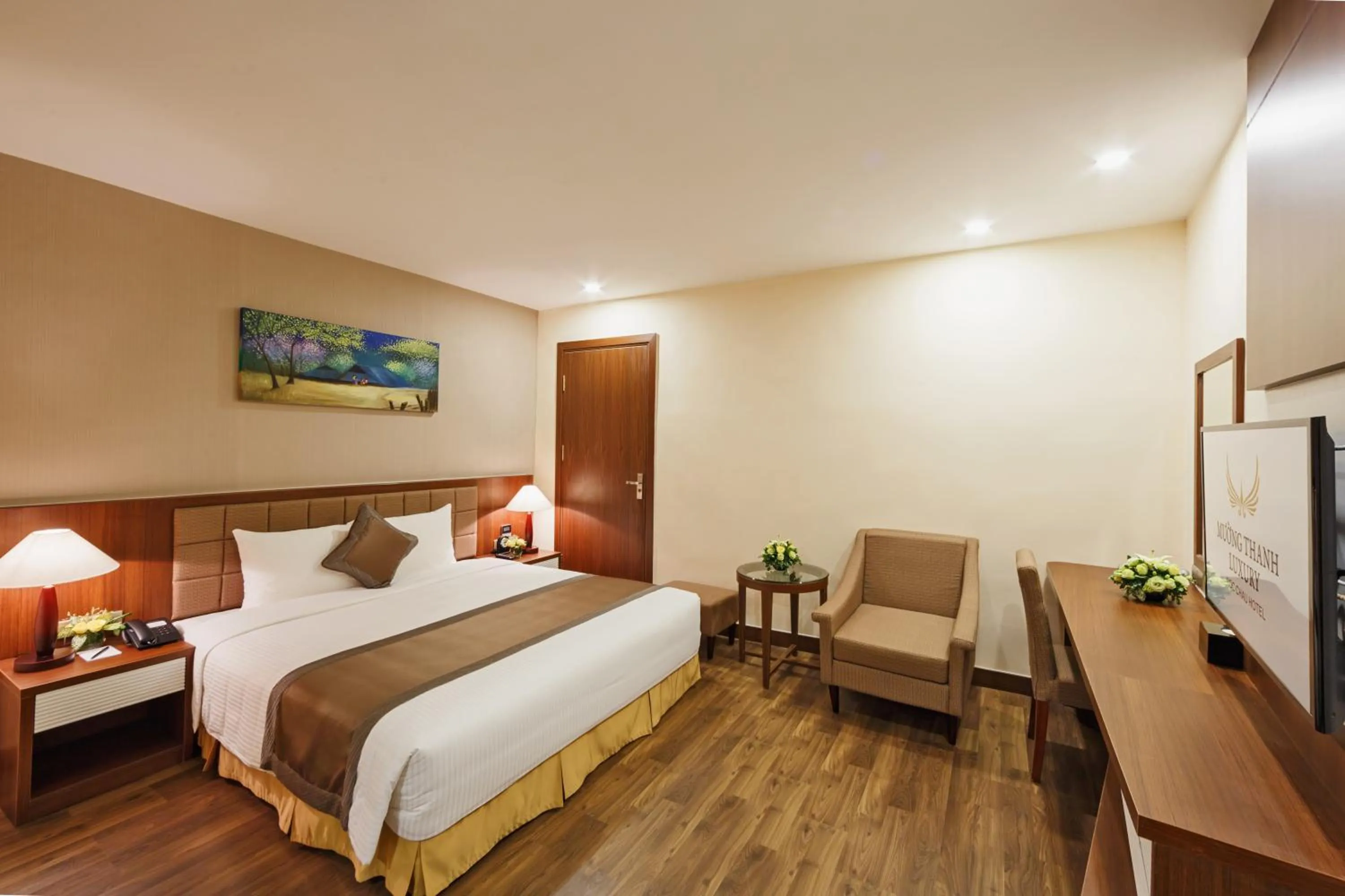 Photo of the whole room, Bed in Muong Thanh Holiday Moc Chau Hotel