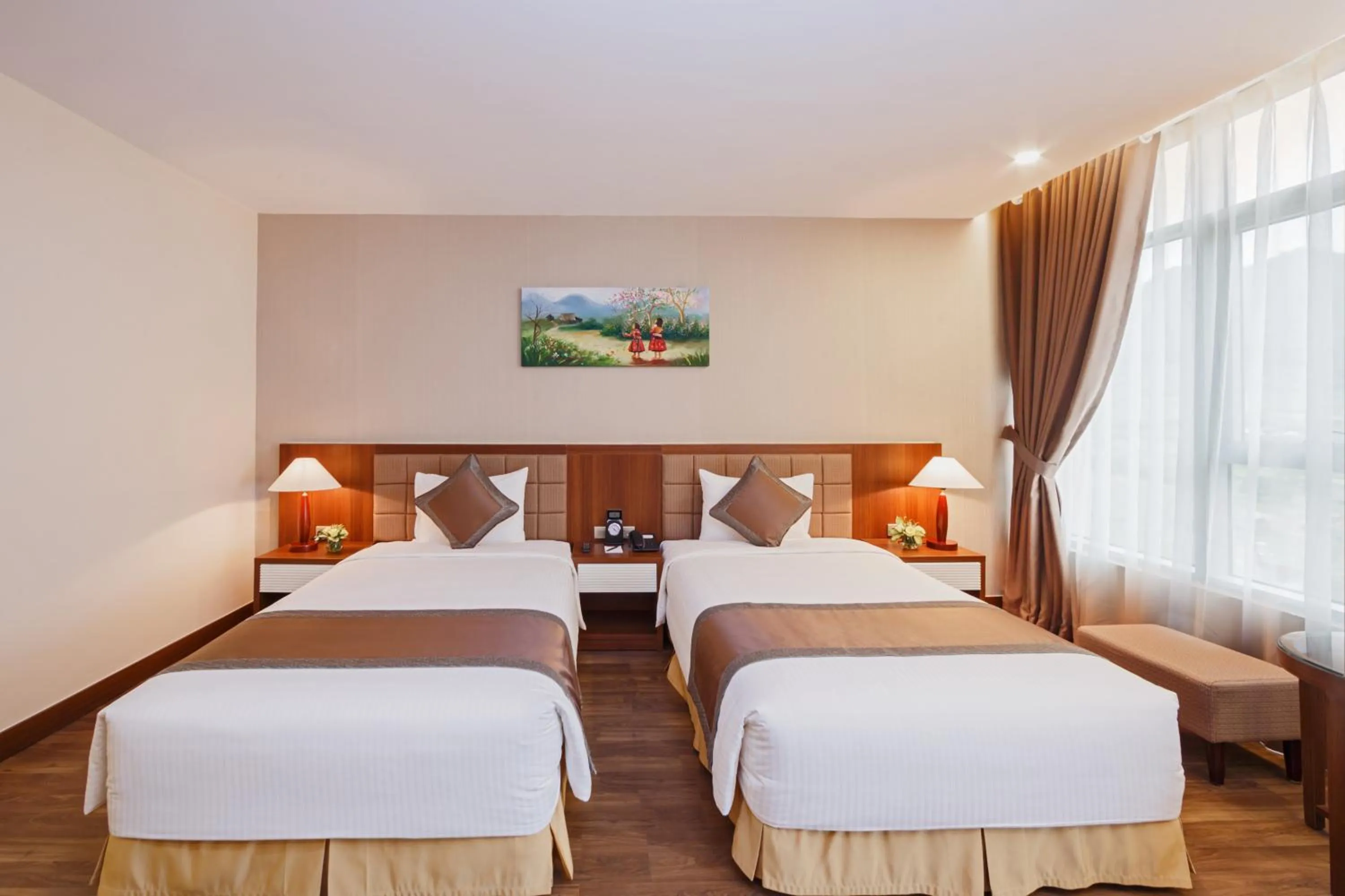 Photo of the whole room, Bed in Muong Thanh Holiday Moc Chau Hotel
