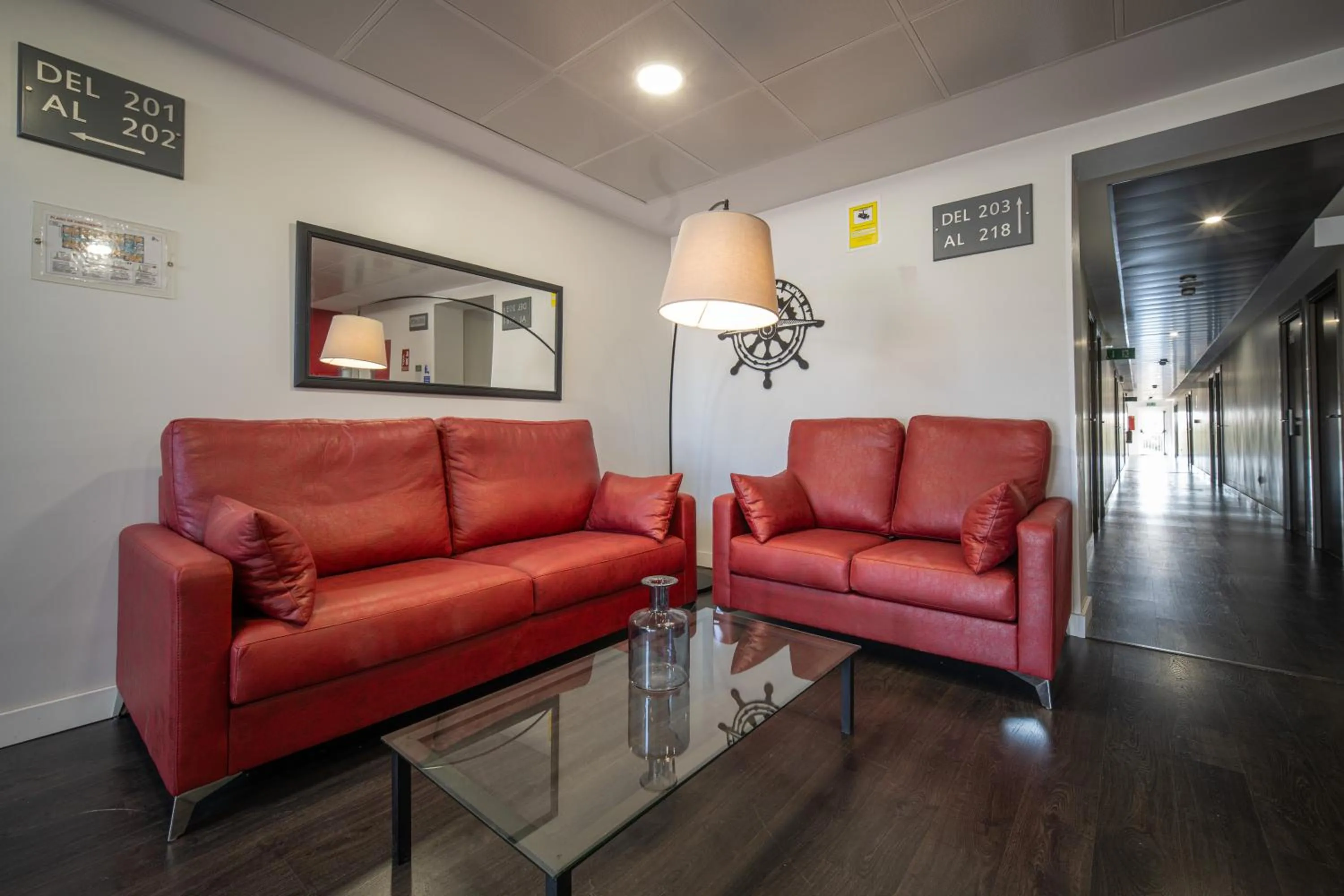 Living room in Pato Rojo