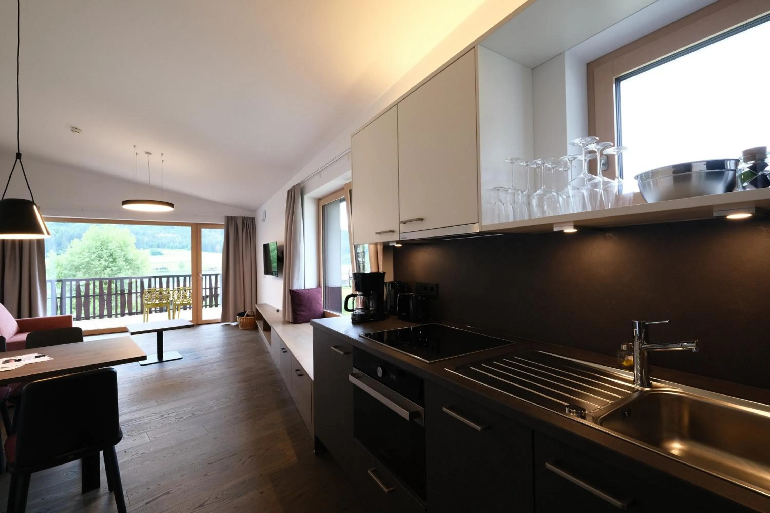 kitchen in SeeHotel & SeeApartments Kärntnerhof- direkt am See!