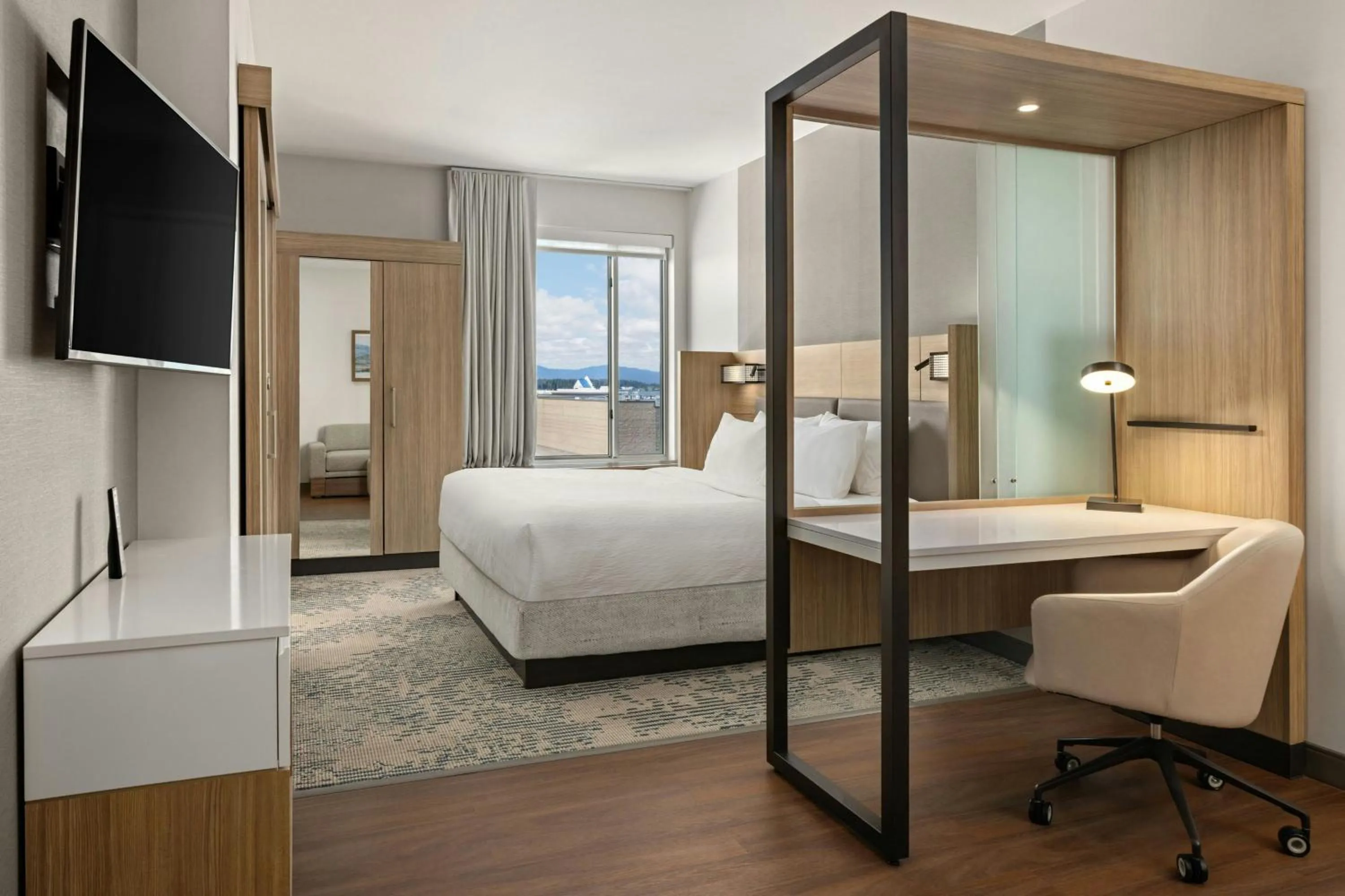 Bedroom, Bed in SpringHill Suites by Marriott Kalispell