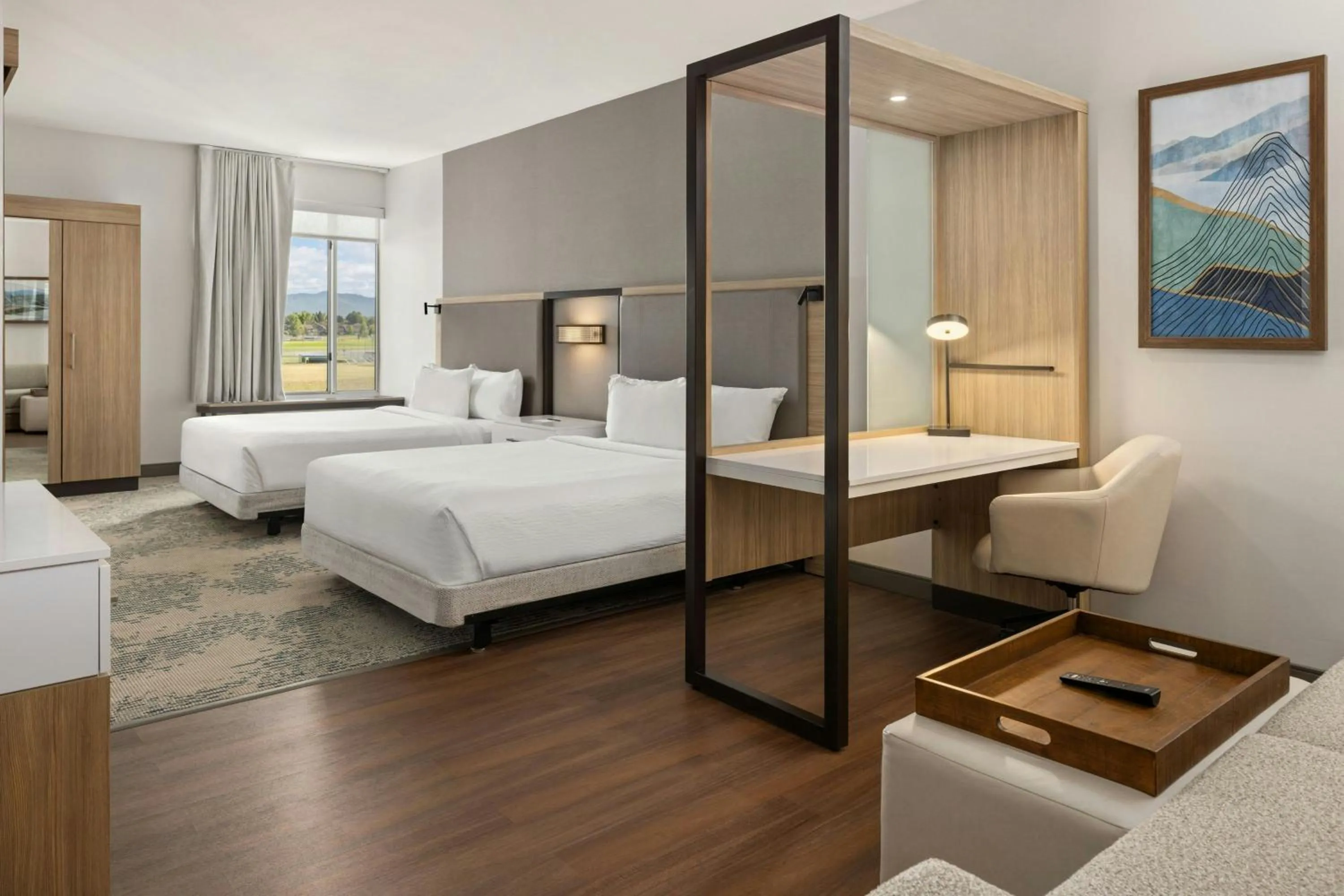 Bedroom, Bed in SpringHill Suites by Marriott Kalispell