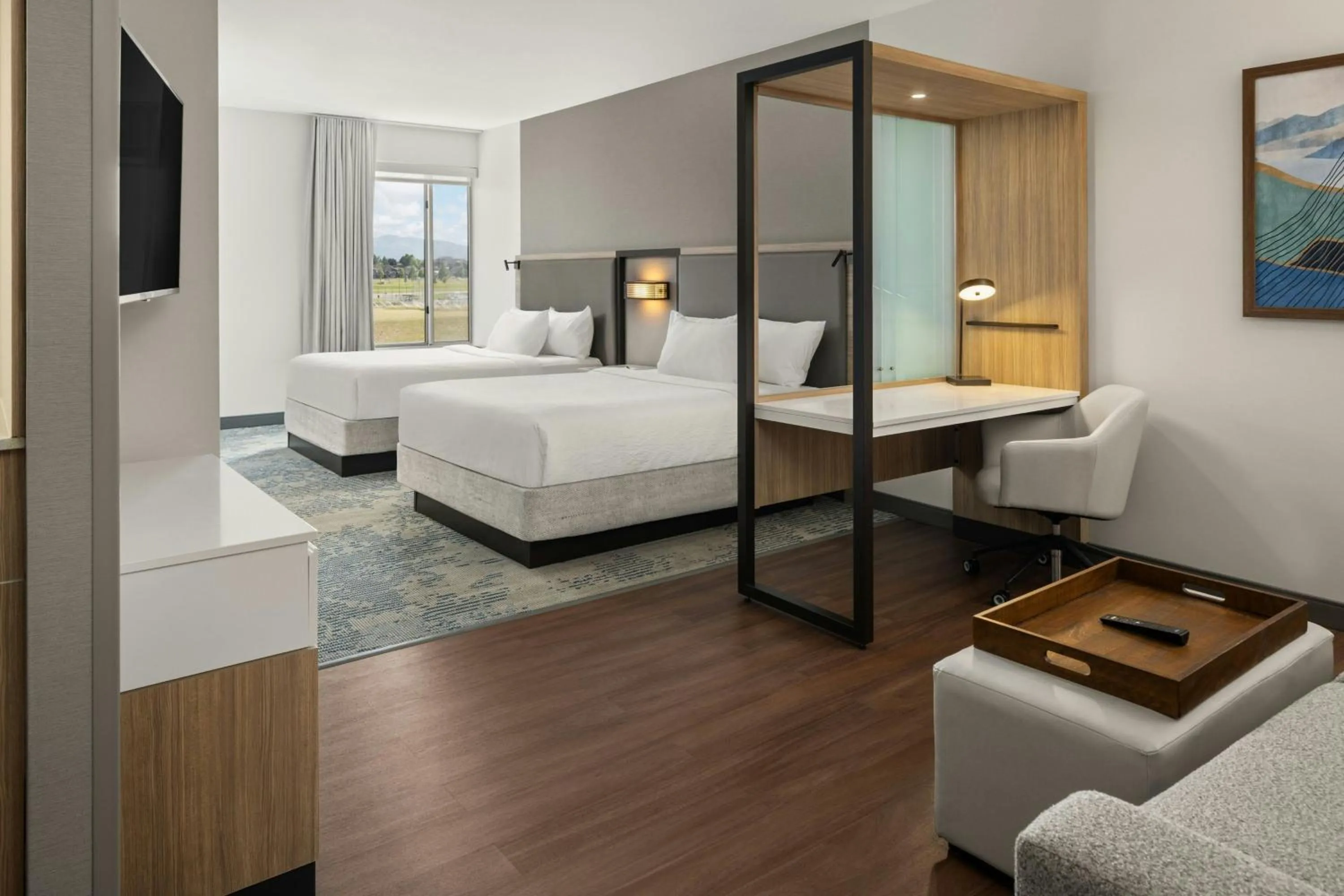 Bedroom, Bed in SpringHill Suites by Marriott Kalispell
