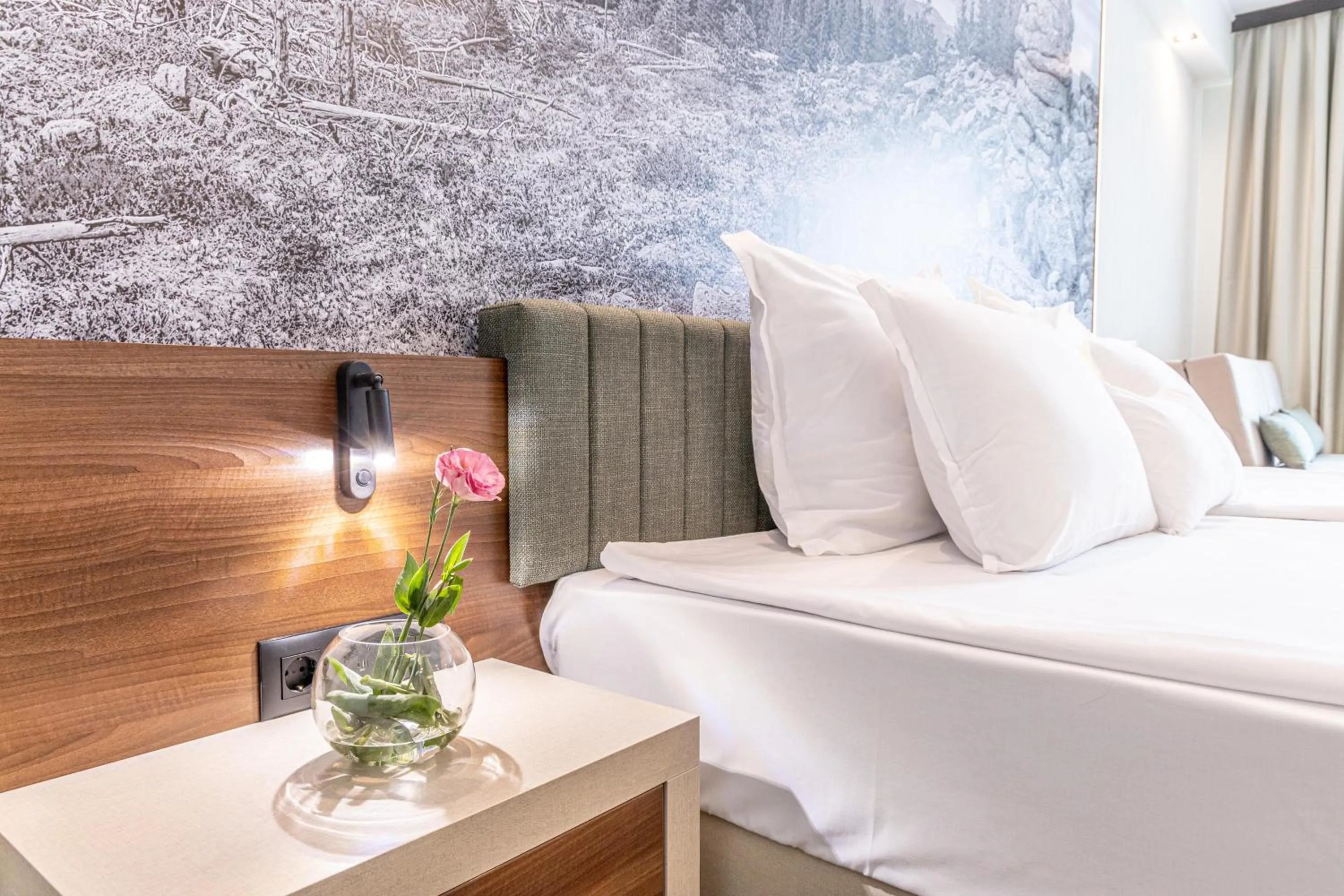 Bed in Spa Hotel Persenk