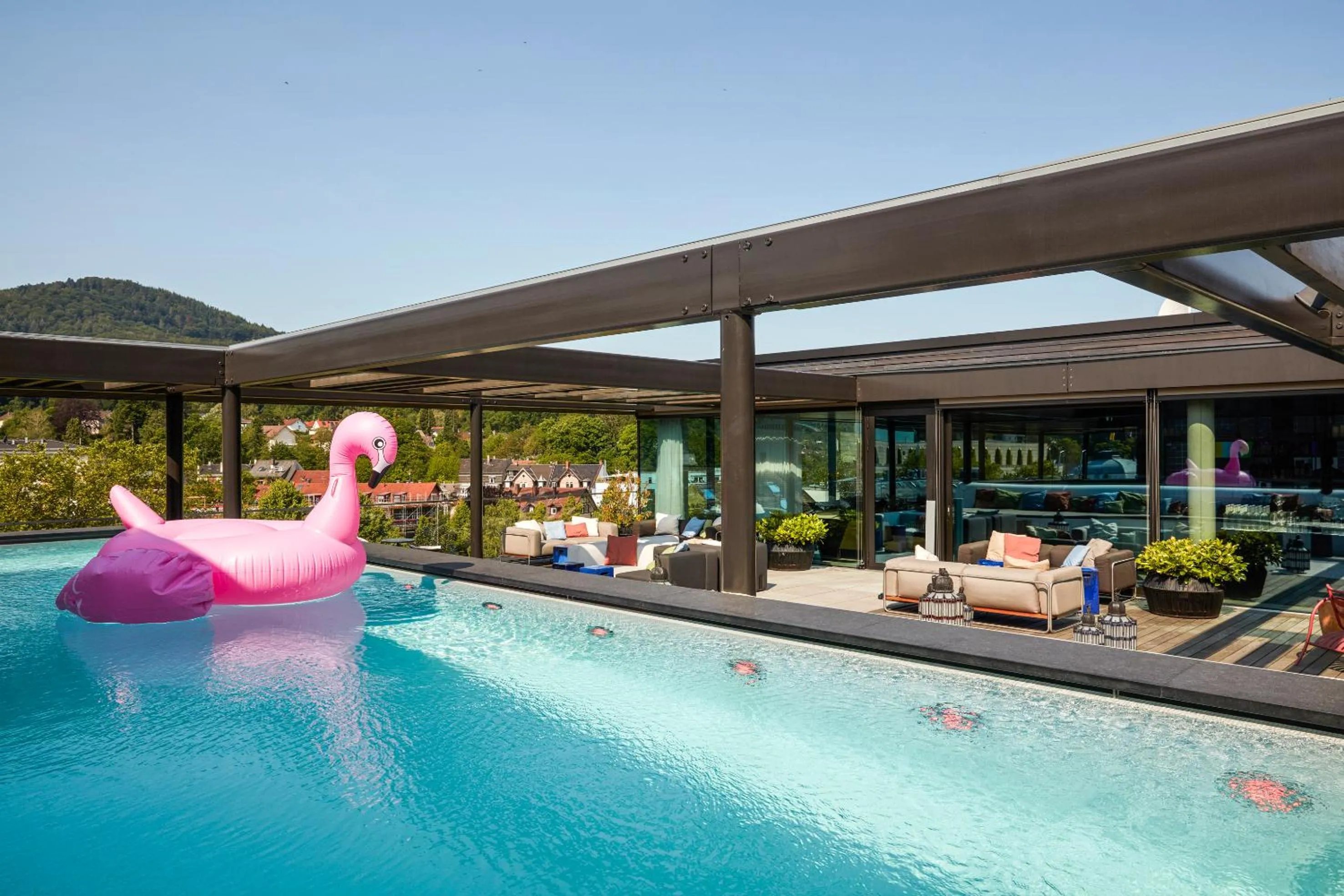 Swimming pool in Roomers Baden-Baden, Autograph Collection