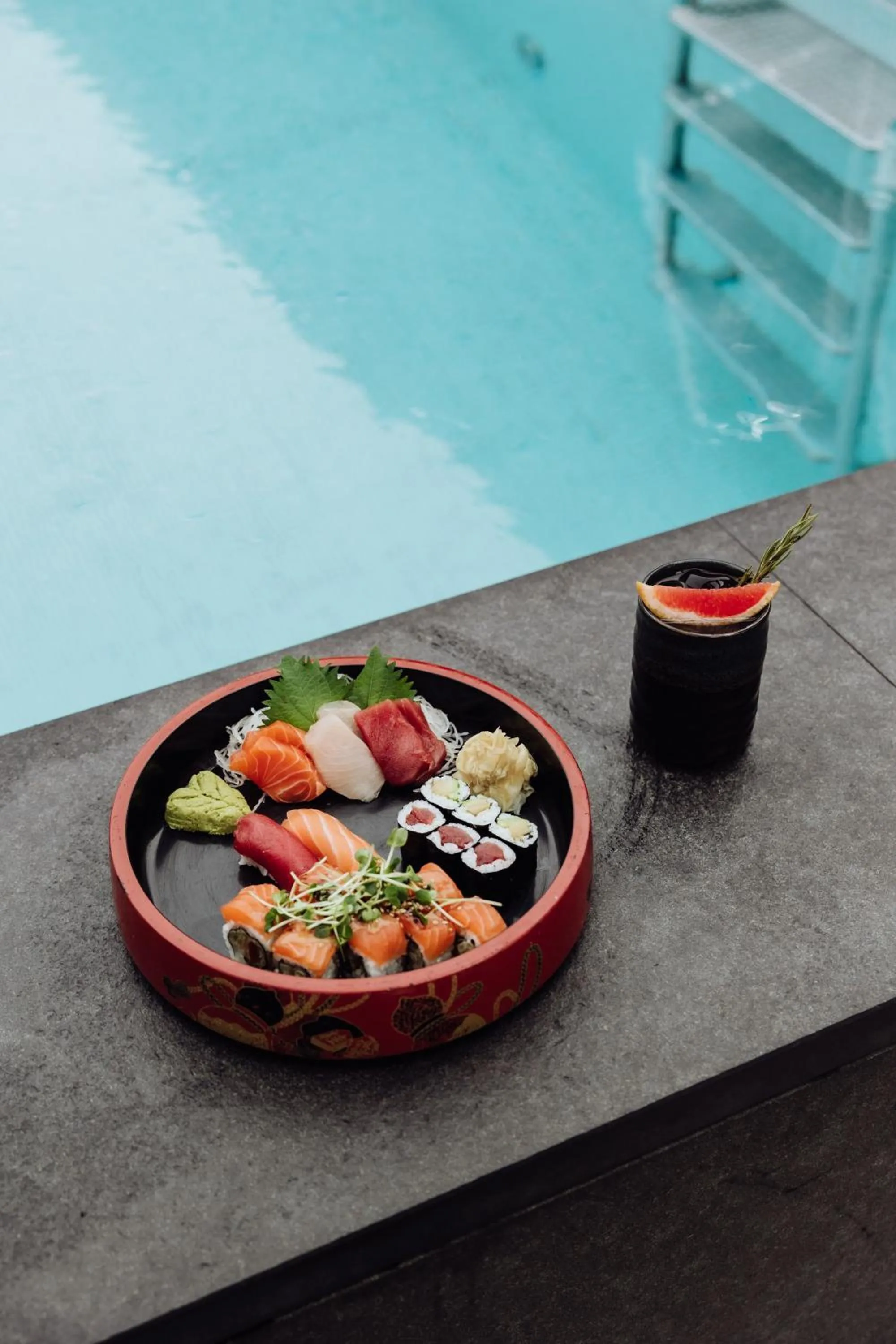Swimming pool in Roomers Baden-Baden, Autograph Collection